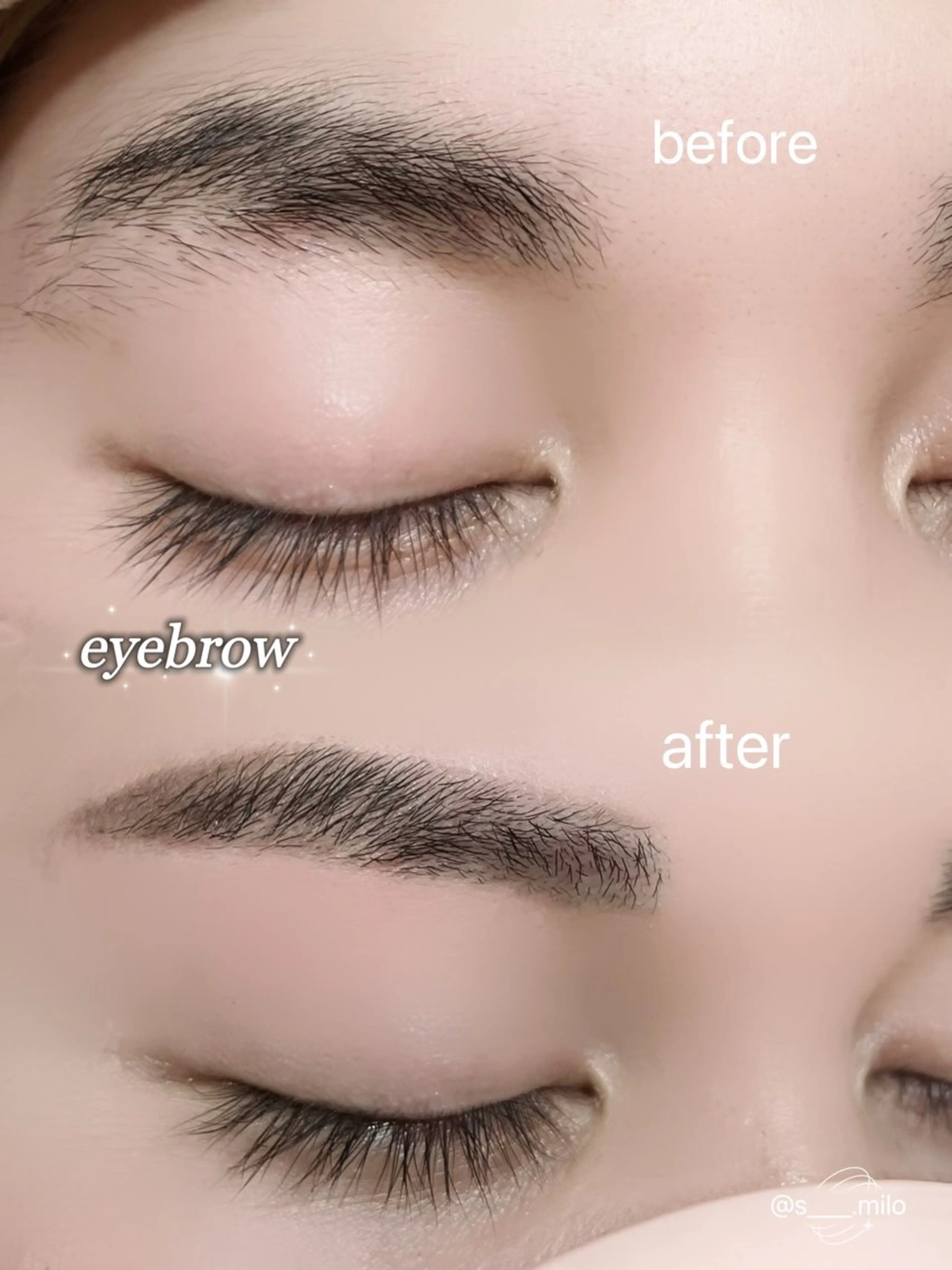 メンズ アイブロウ 💫 Milo SONA 💫のマツエク・マツパデザイン
