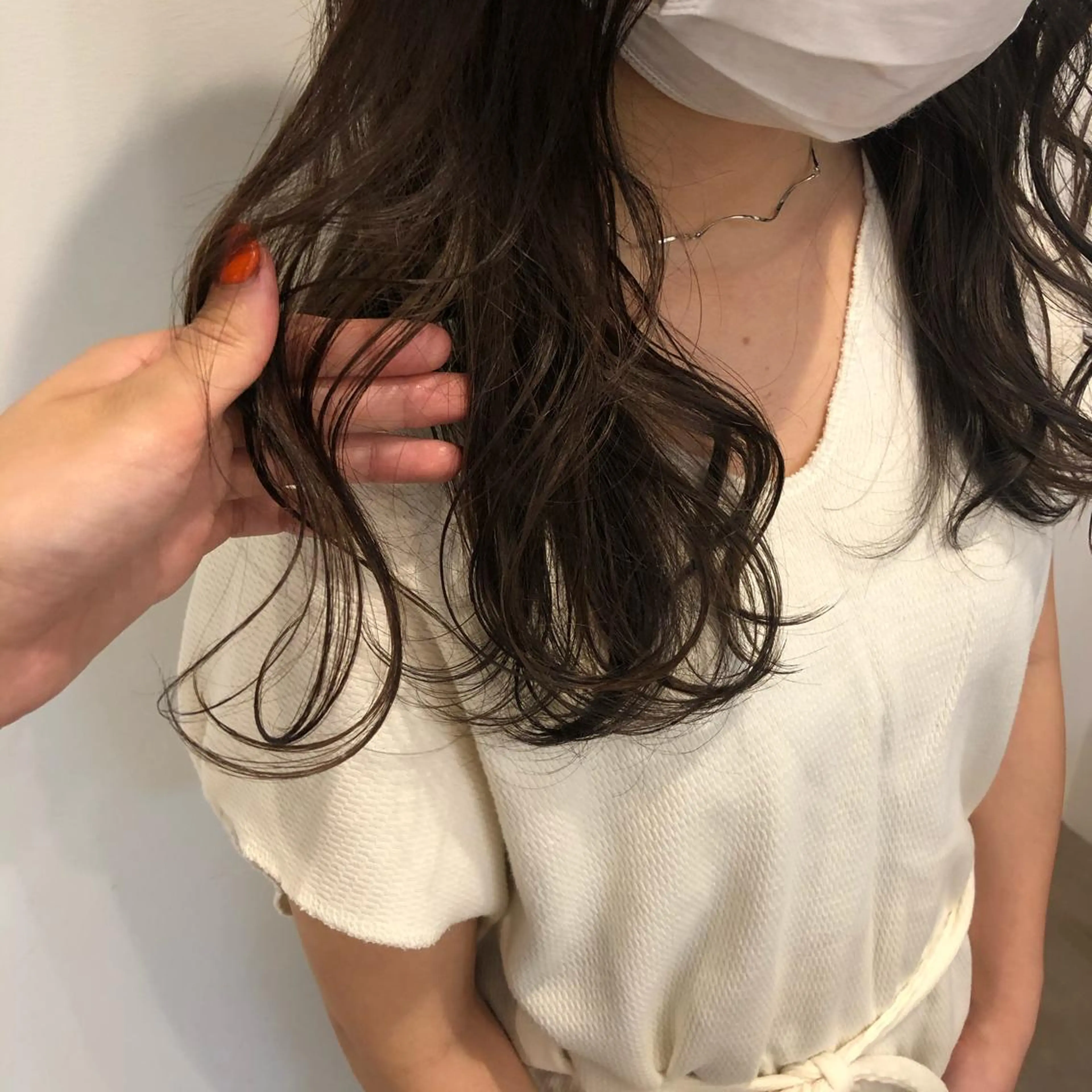 ロング カラー 大迫 江梨のヘアスタイル