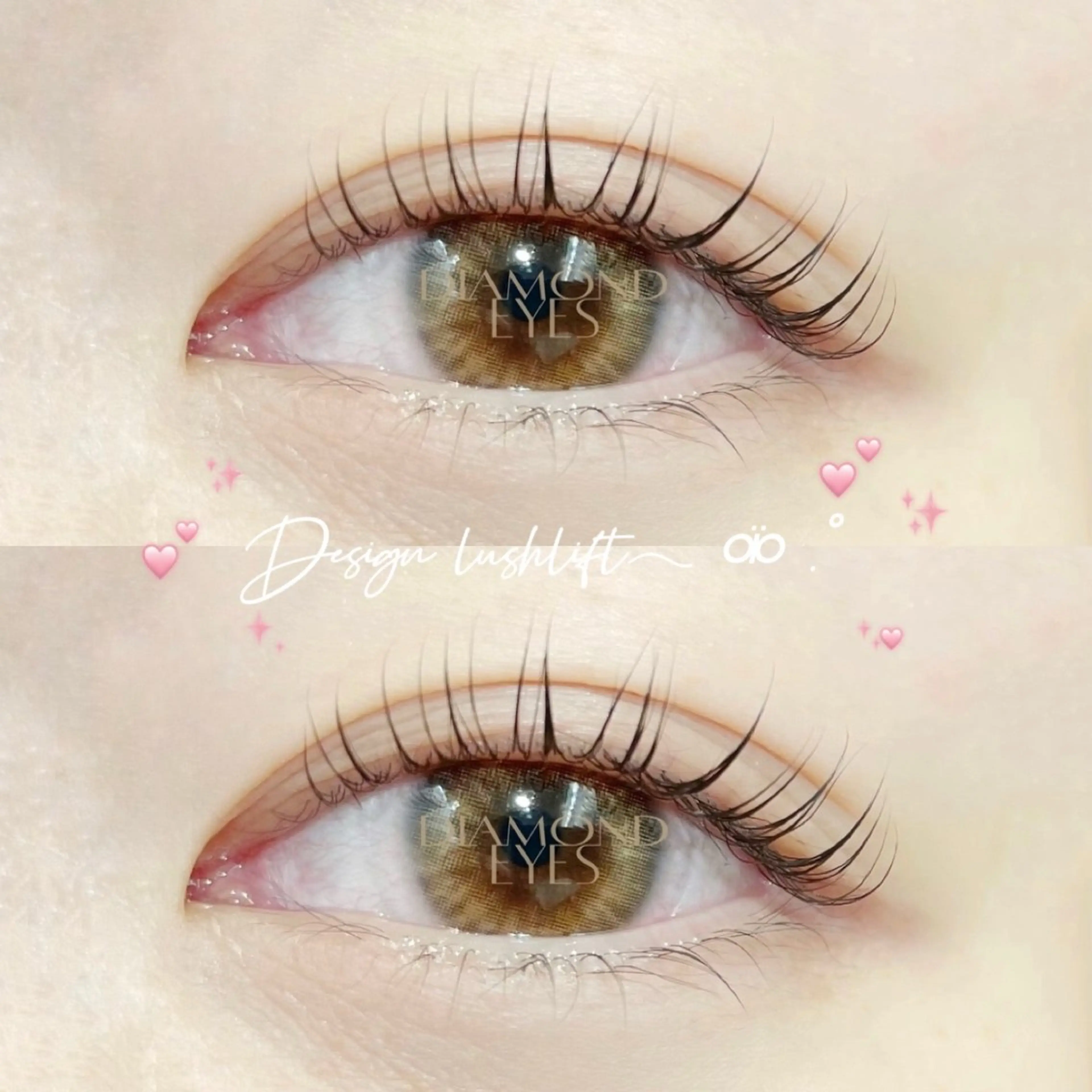 マツエク・マツパ 束感まつ毛 韓国風マツエク ナチュラル 一重×まつ毛パーマ ダイヤモンドアイズ 💎mei💎のマツエク・マツパデザイン