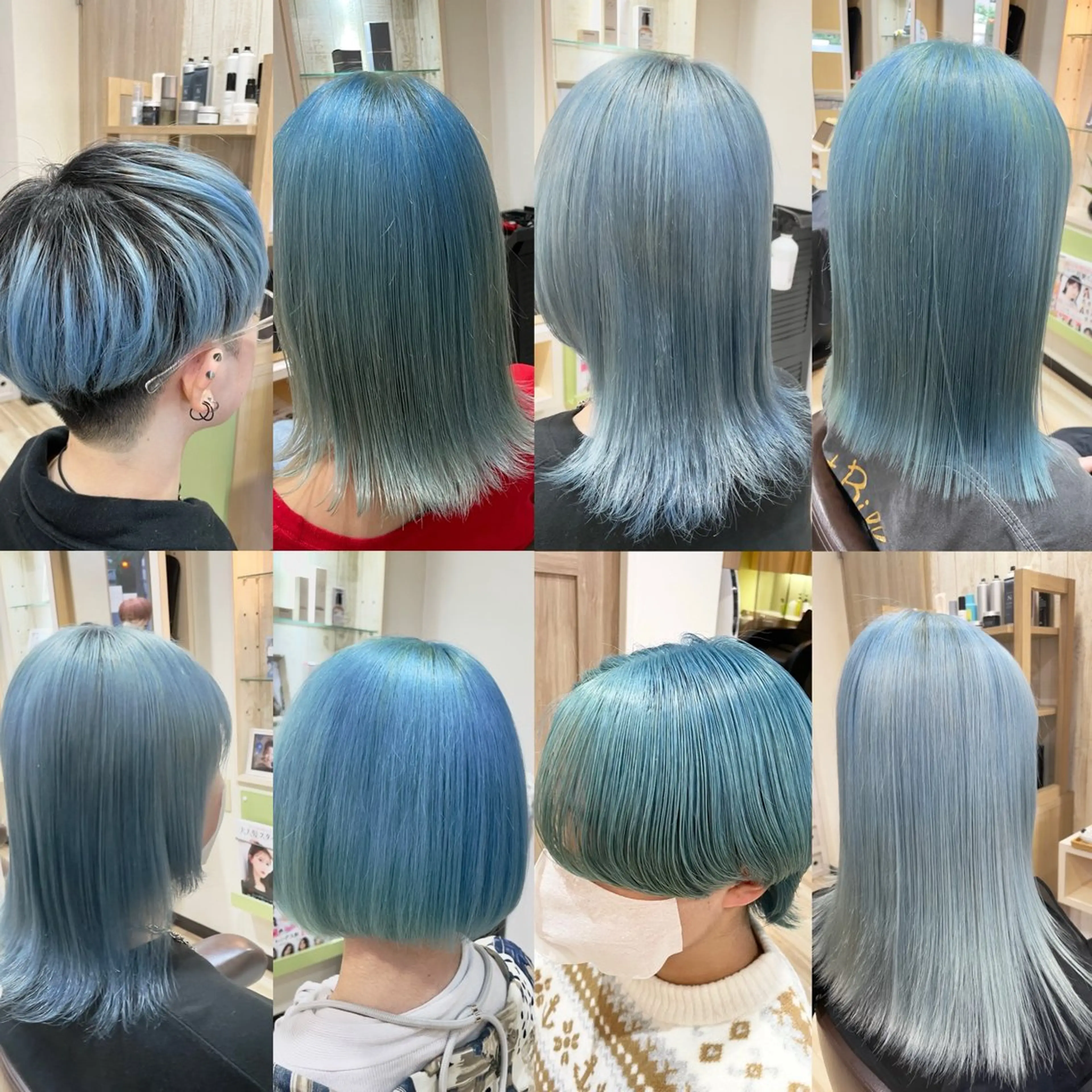 ミディアム カラー ブリーチ ケアブリーチ デザインカラー ダブルカラー ハイトーンカラー 🌈派手髪ハイトーン 🌈鈴木亮太🌈のヘアスタイル