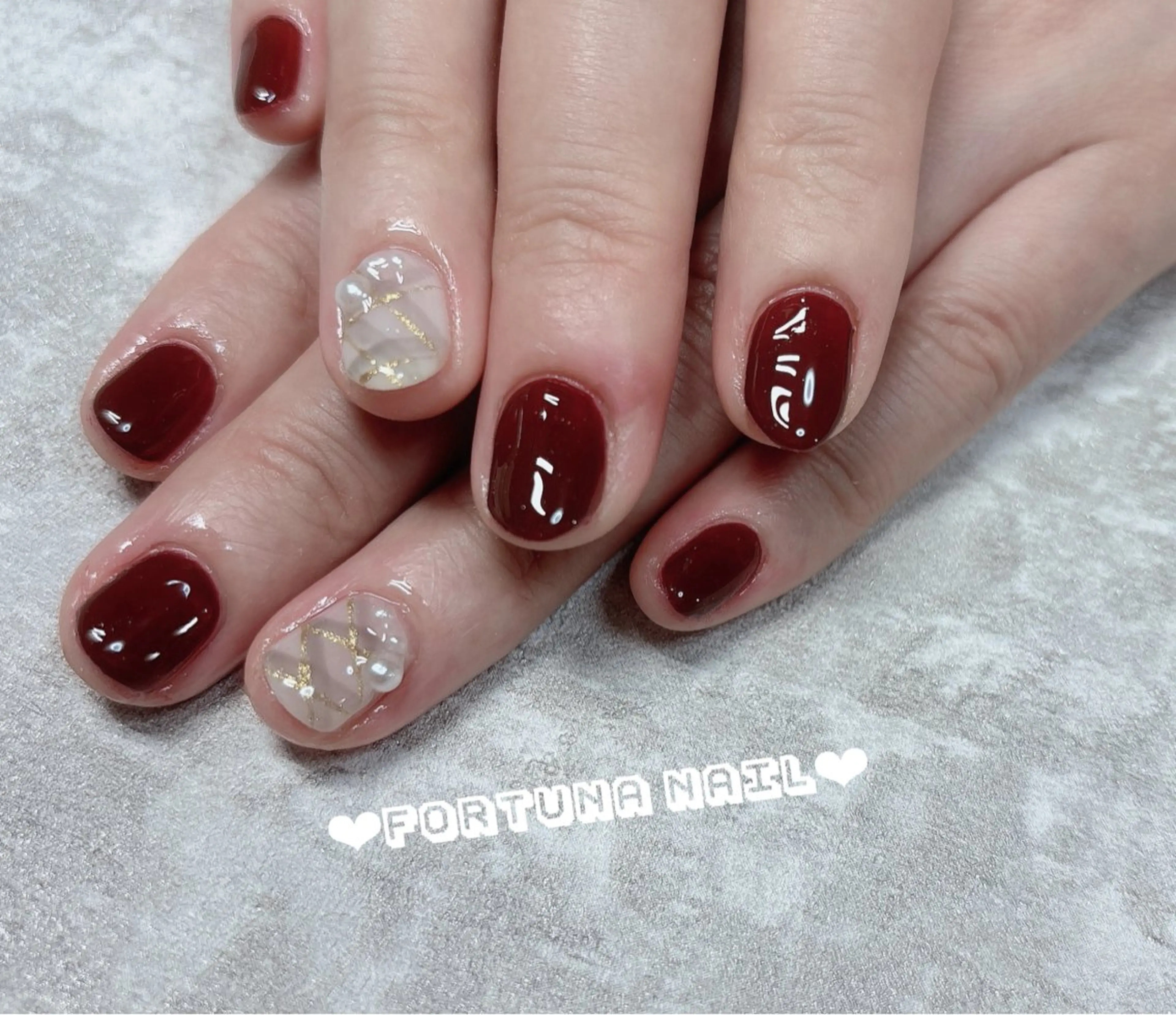 ネイル ハンドネイル ハンドケア Nail •Head スパFortunaのネイルデザイン