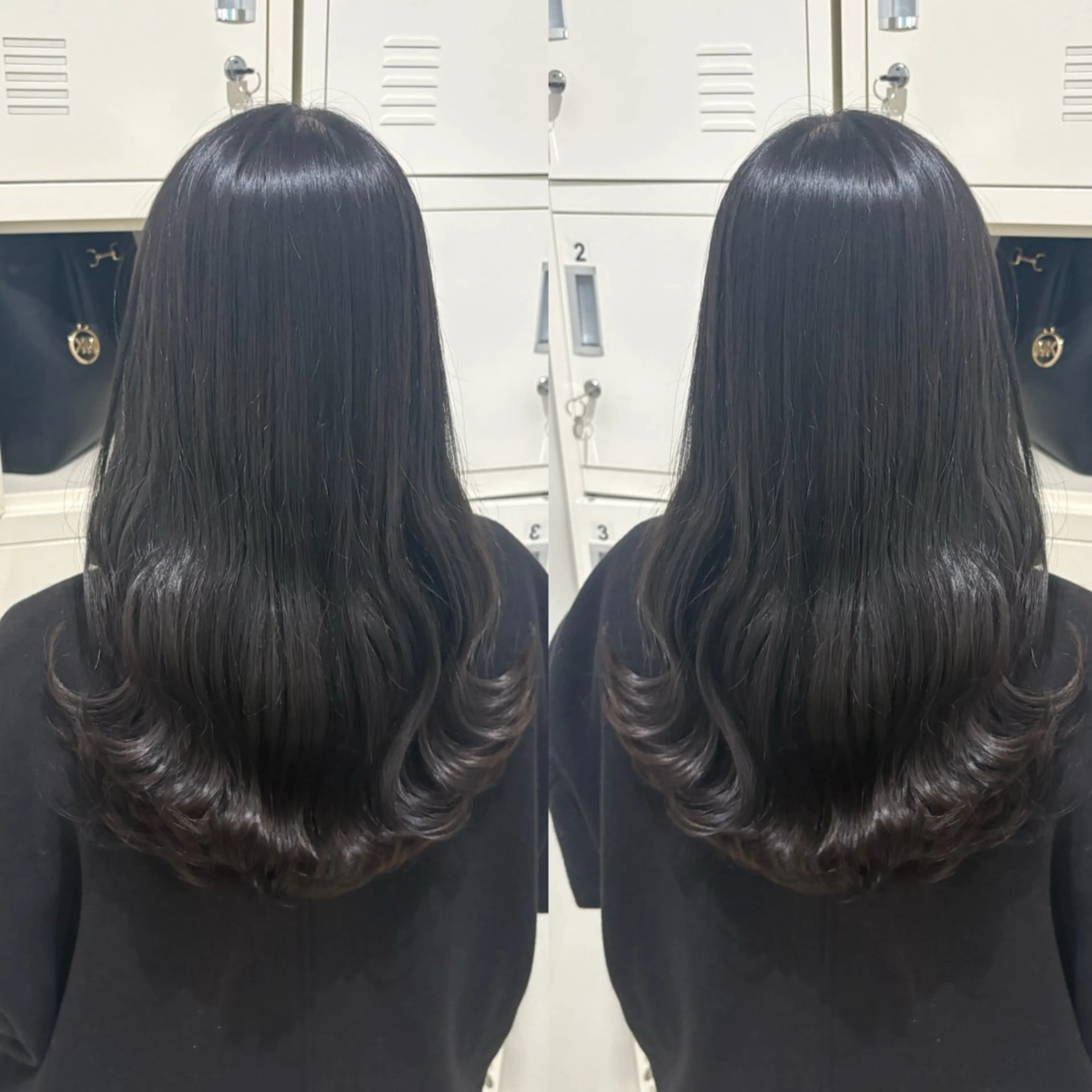 セミロング カット ヘアカラー Minami. 🩵 再現性特化ヘアのヘアスタイル