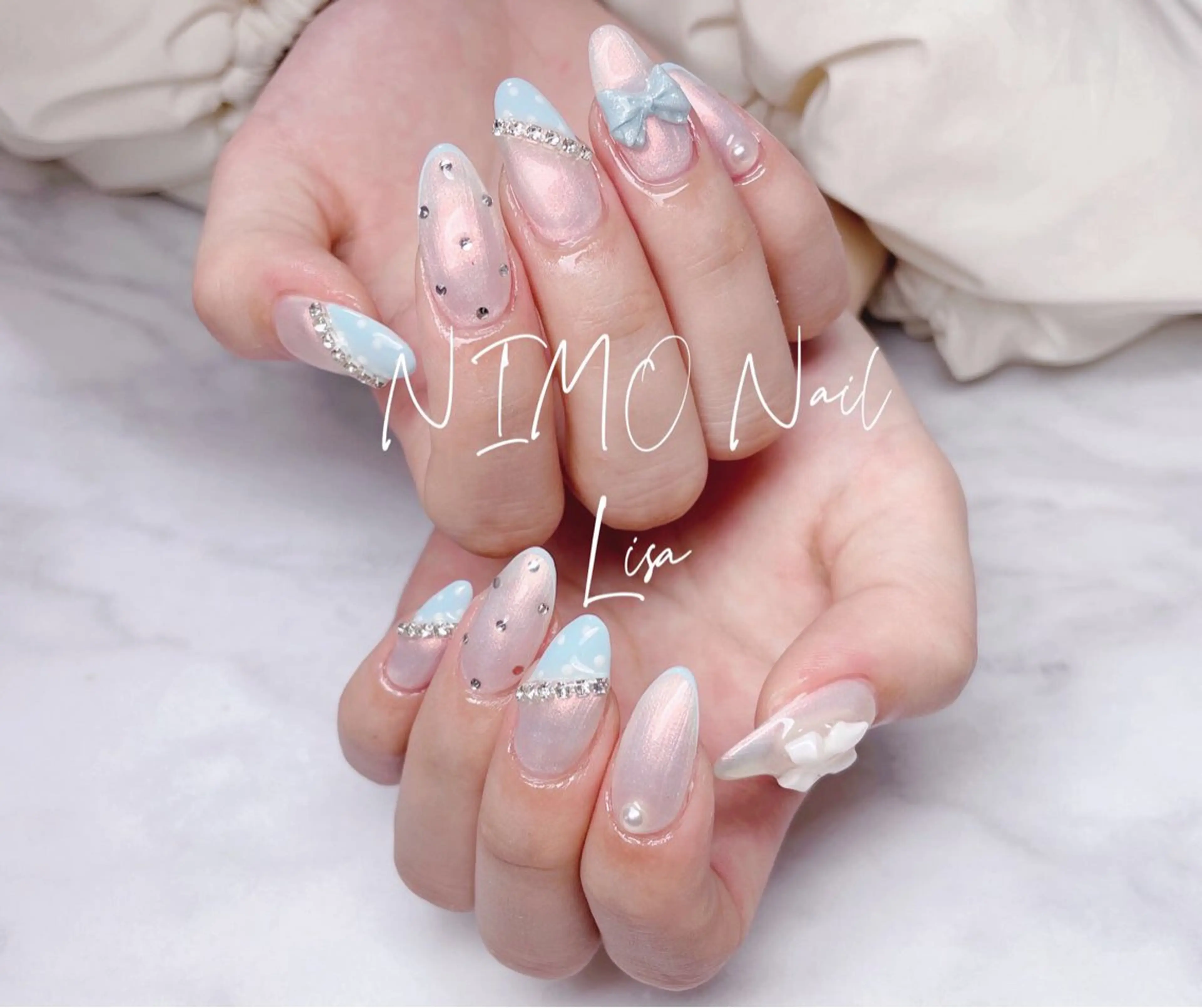 ネイル ハンドネイル RI SA☀️ リサのネイルデザイン