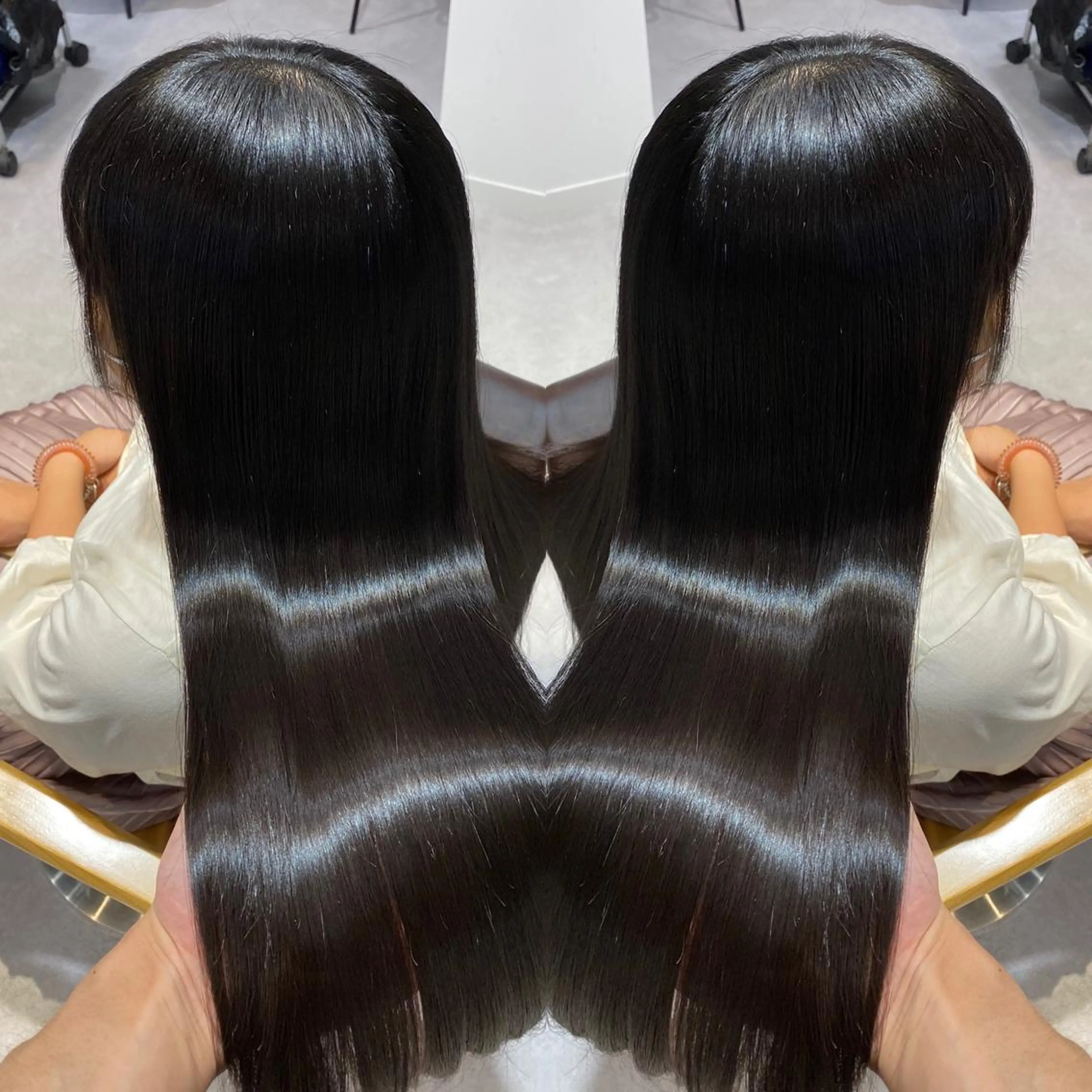 ロング カラー パーマ ヘアアレンジ メンズ キッズ ネイル マツエク・マツパ アクアカラー 髪質改善 トリートメント 新宿/髪質改善/ 美髪矯正✨浅江通友のヘアスタイル