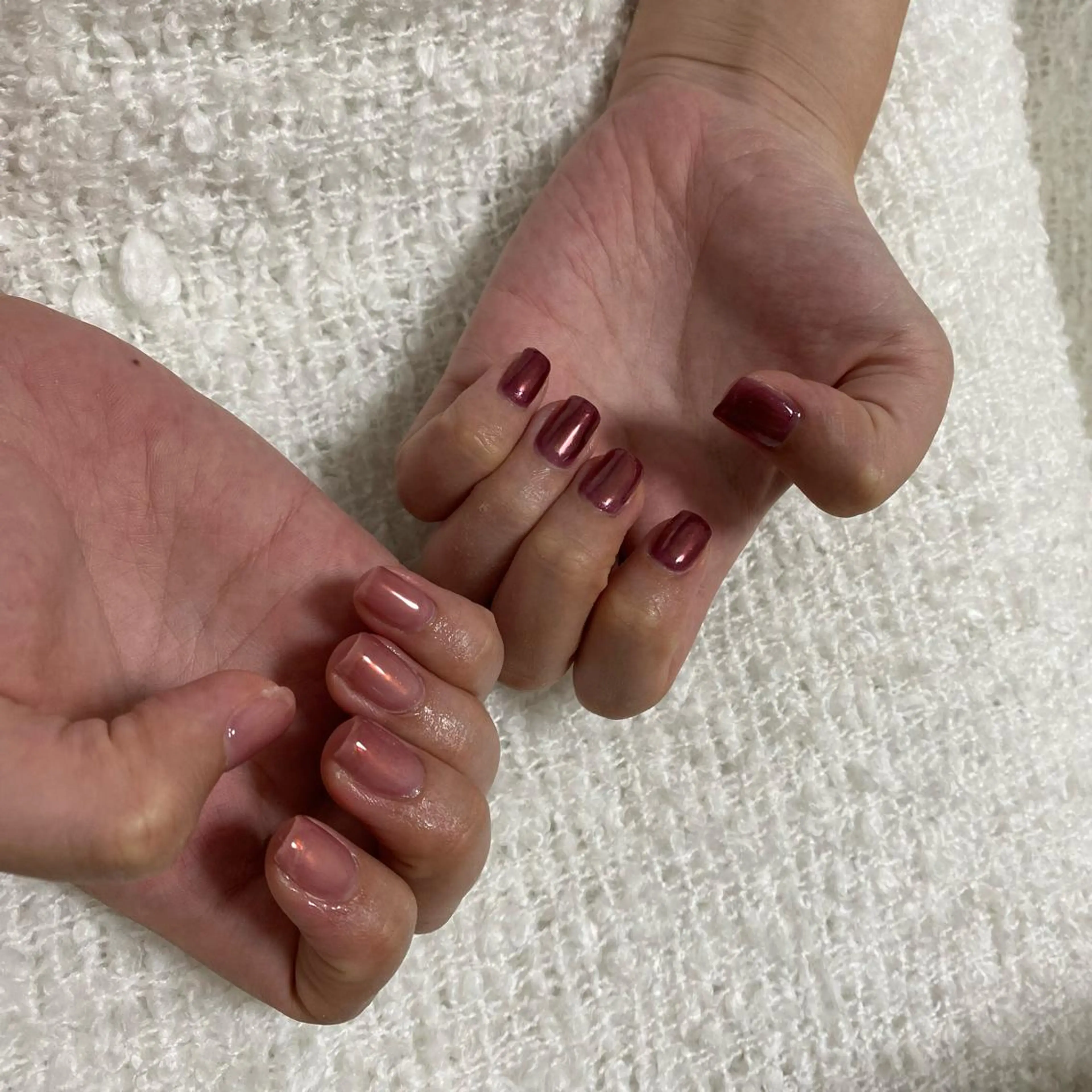 ネイル オーロラネイル ミラーネイル le ciel nailのネイルデザイン