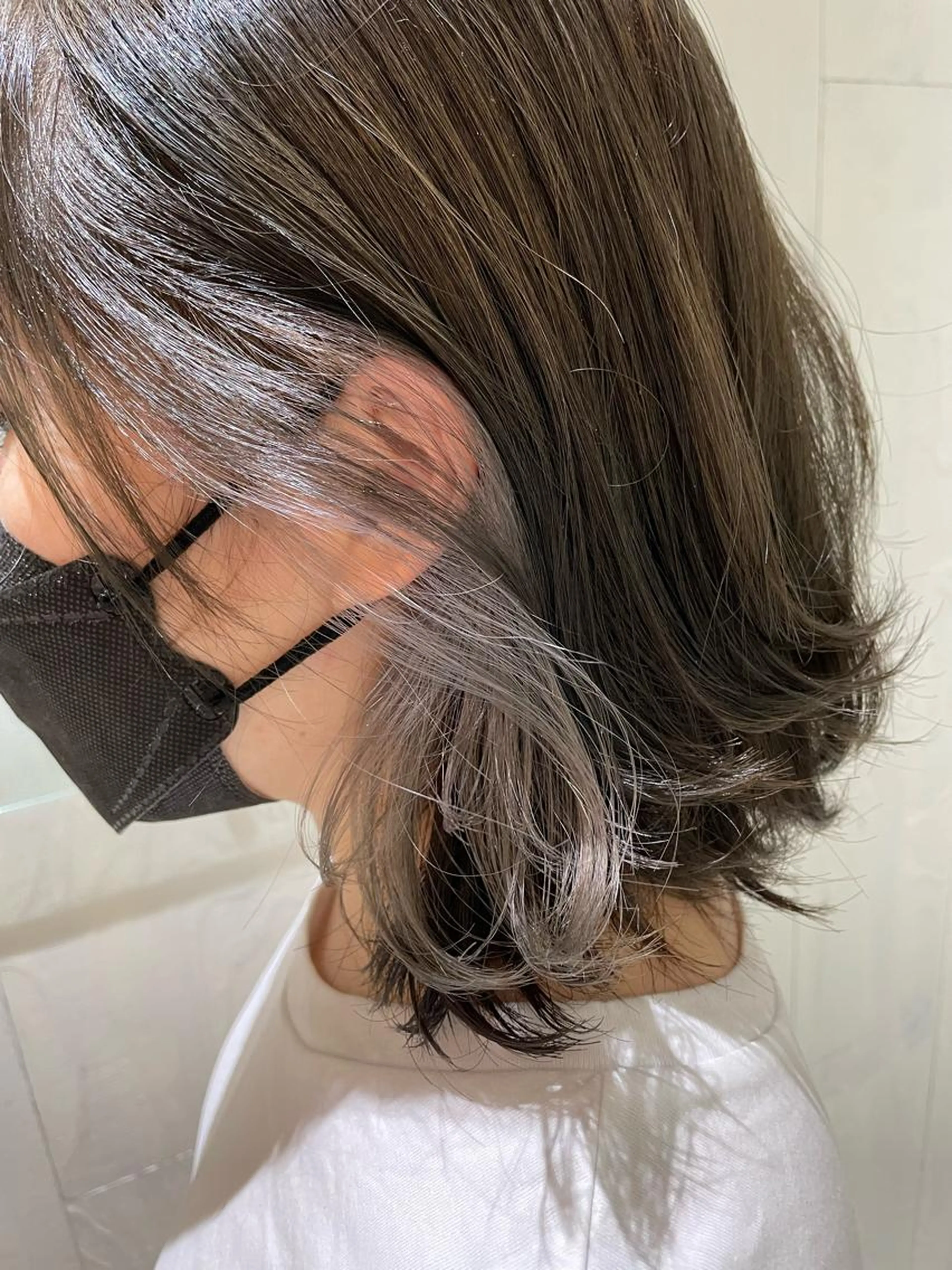 カラー＋インナーカラーorイヤリングカラー＋トリートメントの写真