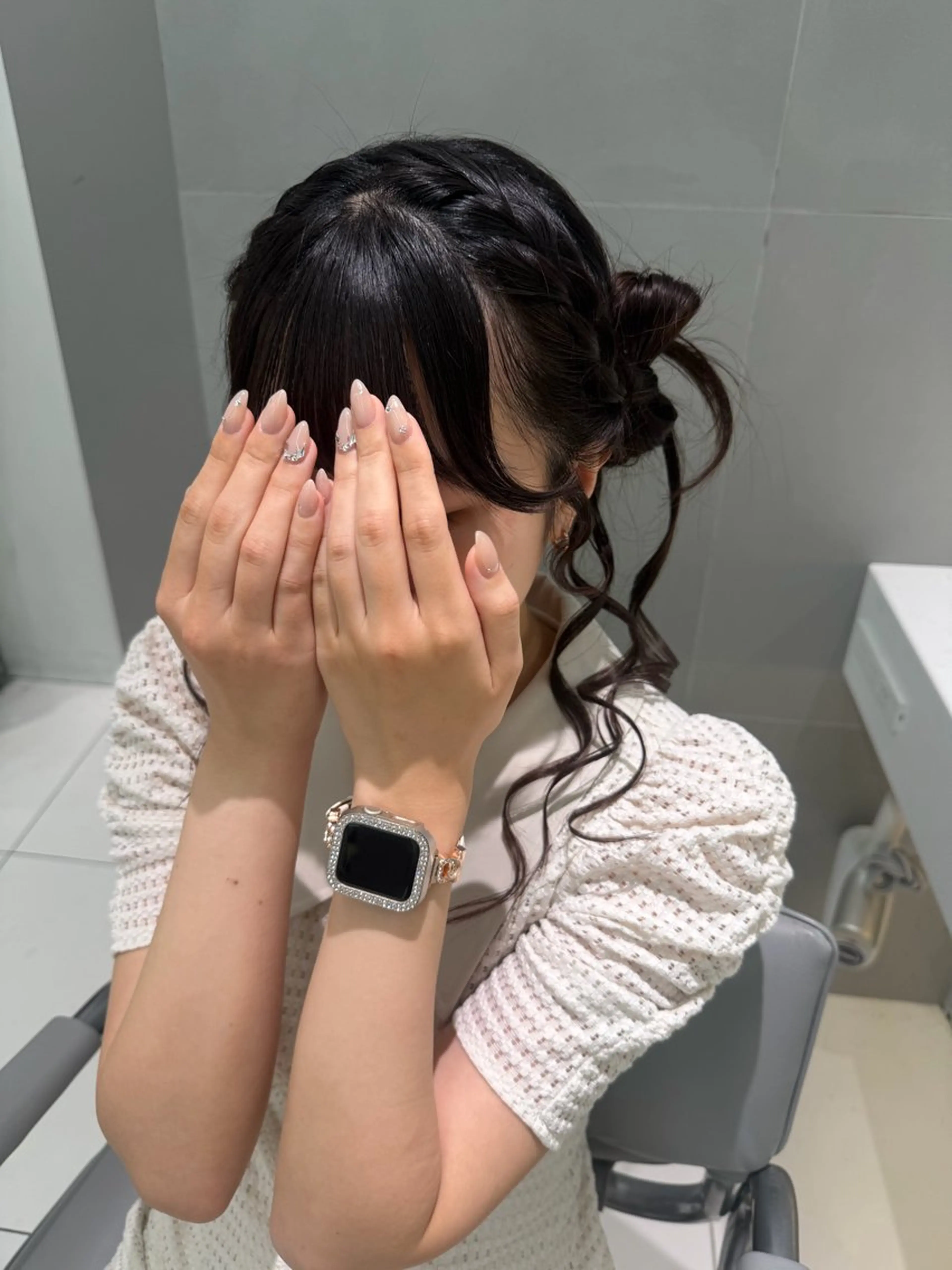 ヘアアレンジ 結婚式・ブライダル ヘアセット ヘアセット🎀耳つぼ 👂💎MONAMIのヘアスタイル