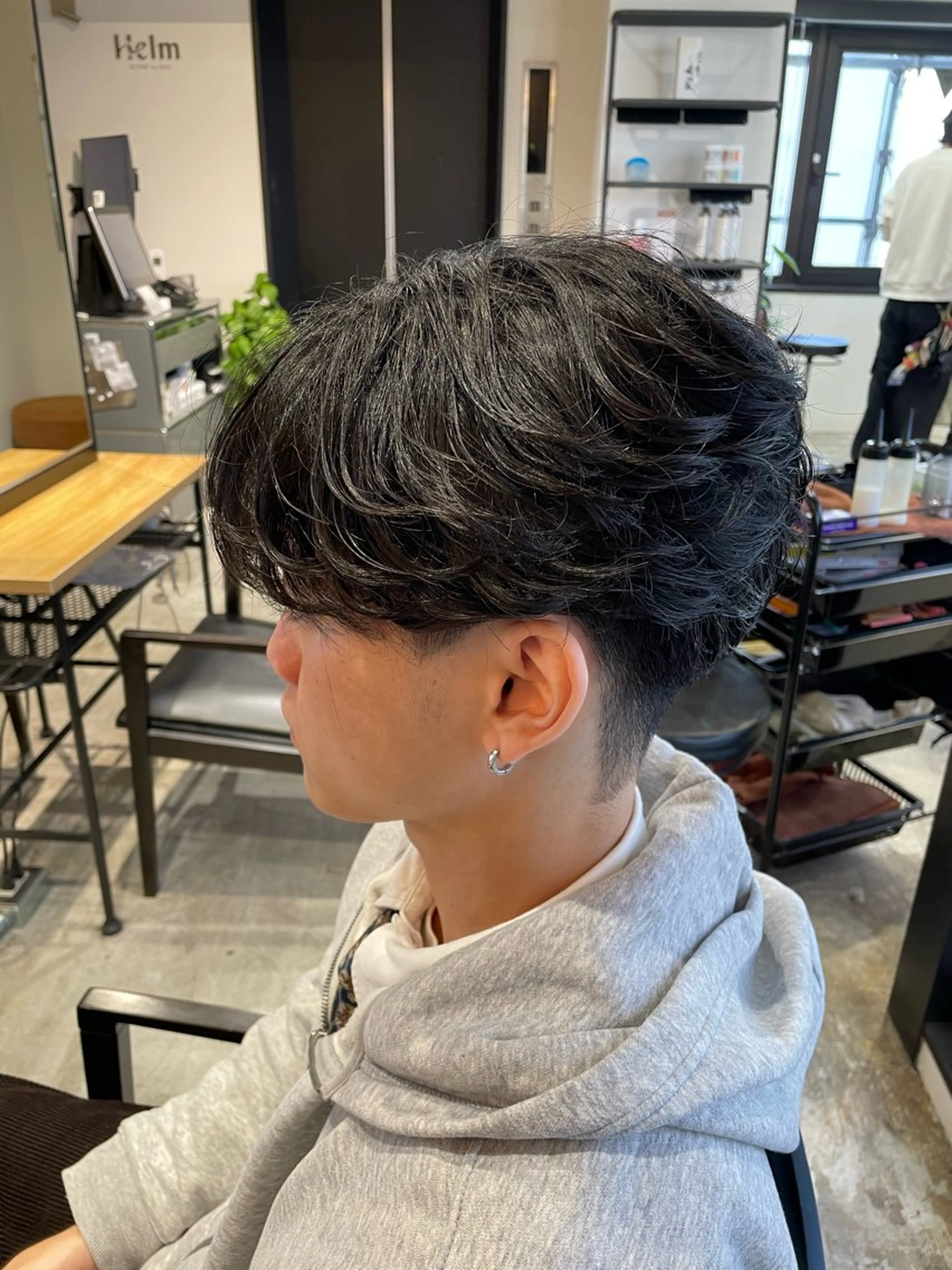 ショート ショートヘア メンズパーマ梅田 ・川副史晶のヘアスタイル