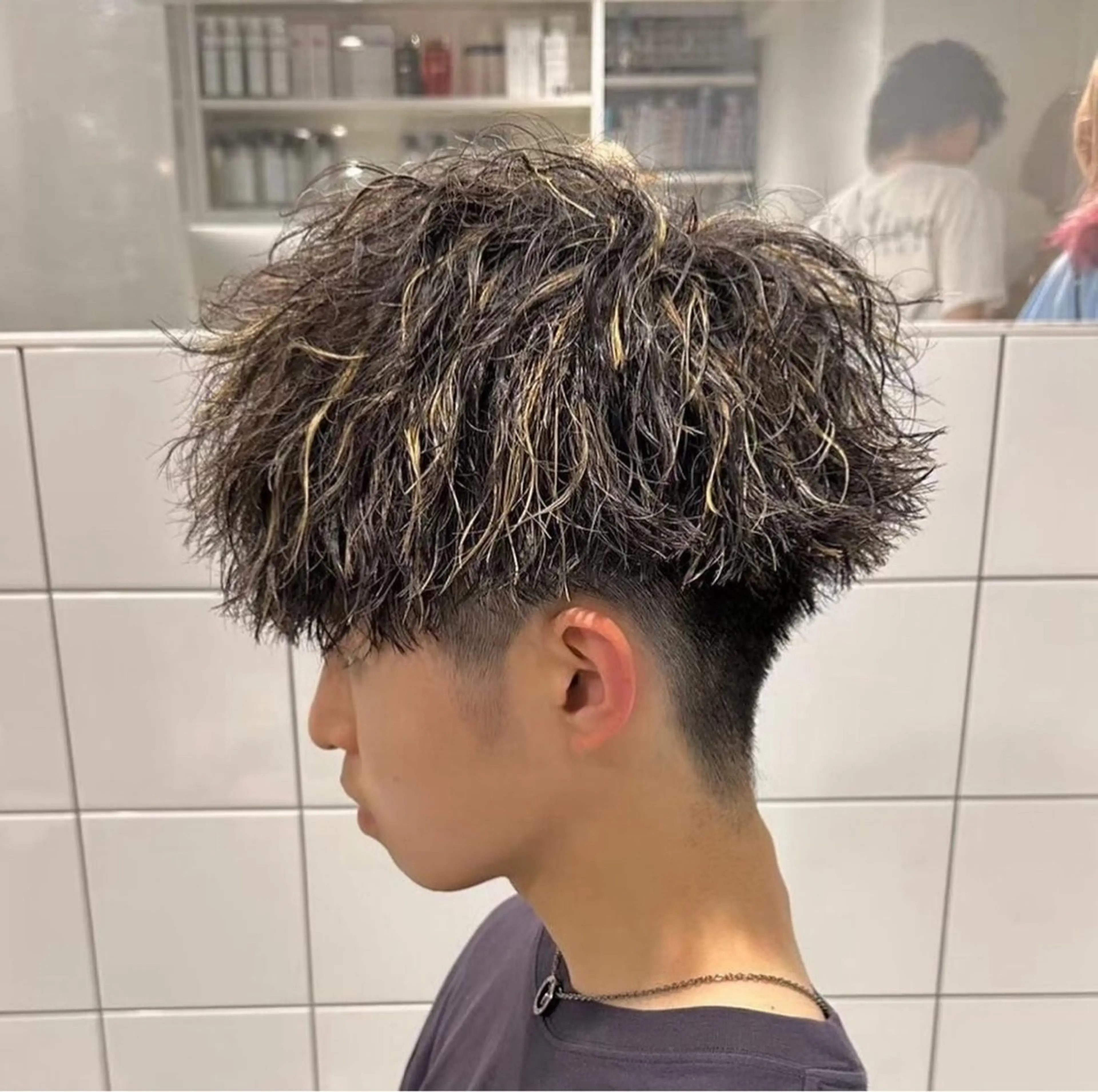 ショート パーマ メンズ 🖤Ayumi🖤 メンズ特化❤️‍🔥のヘアスタイル