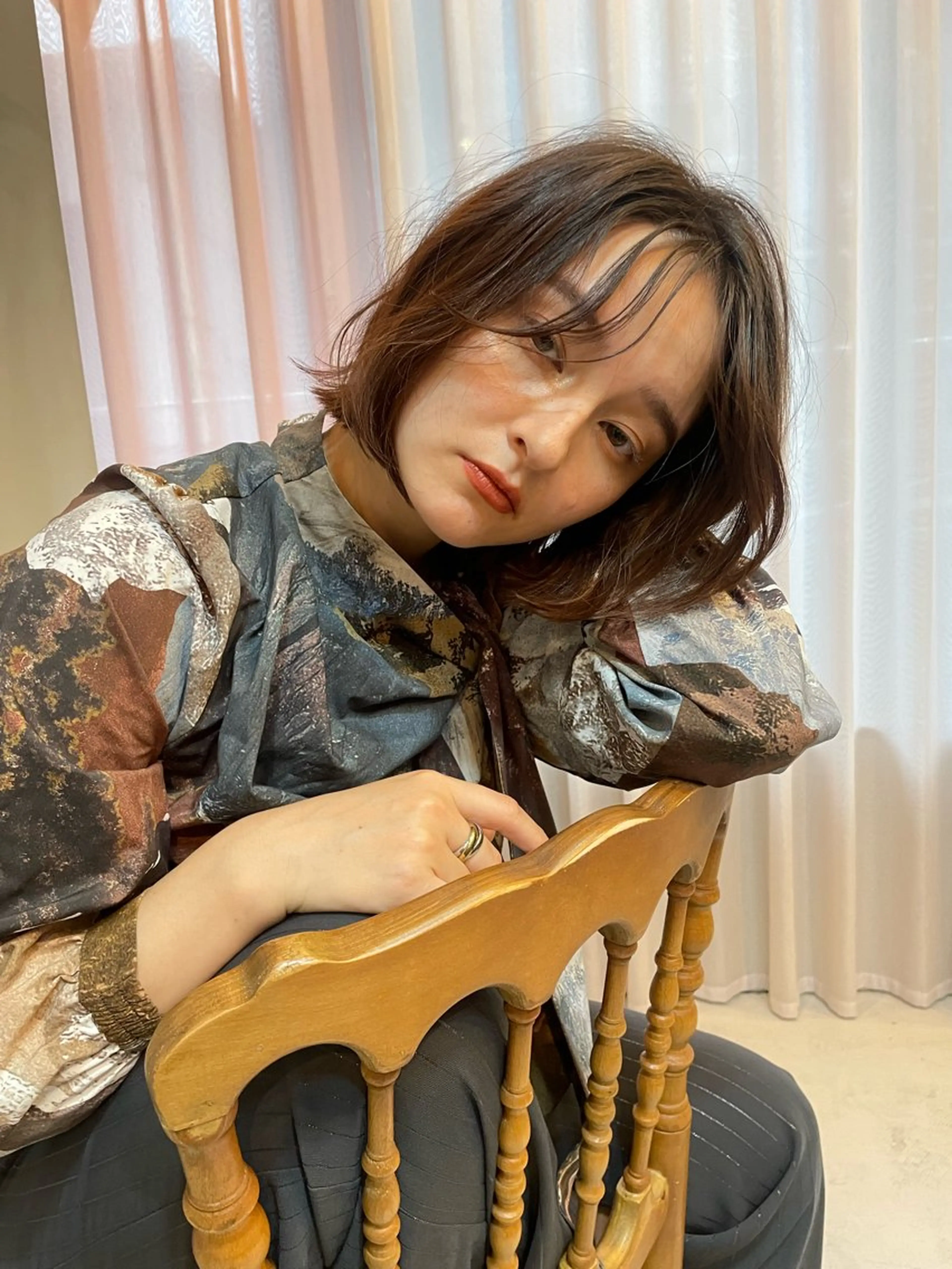 ショート カラー カット ヘアカラー トリートメント ショート/ボブ/ 心斎橋/宮脇美奈のヘアスタイル