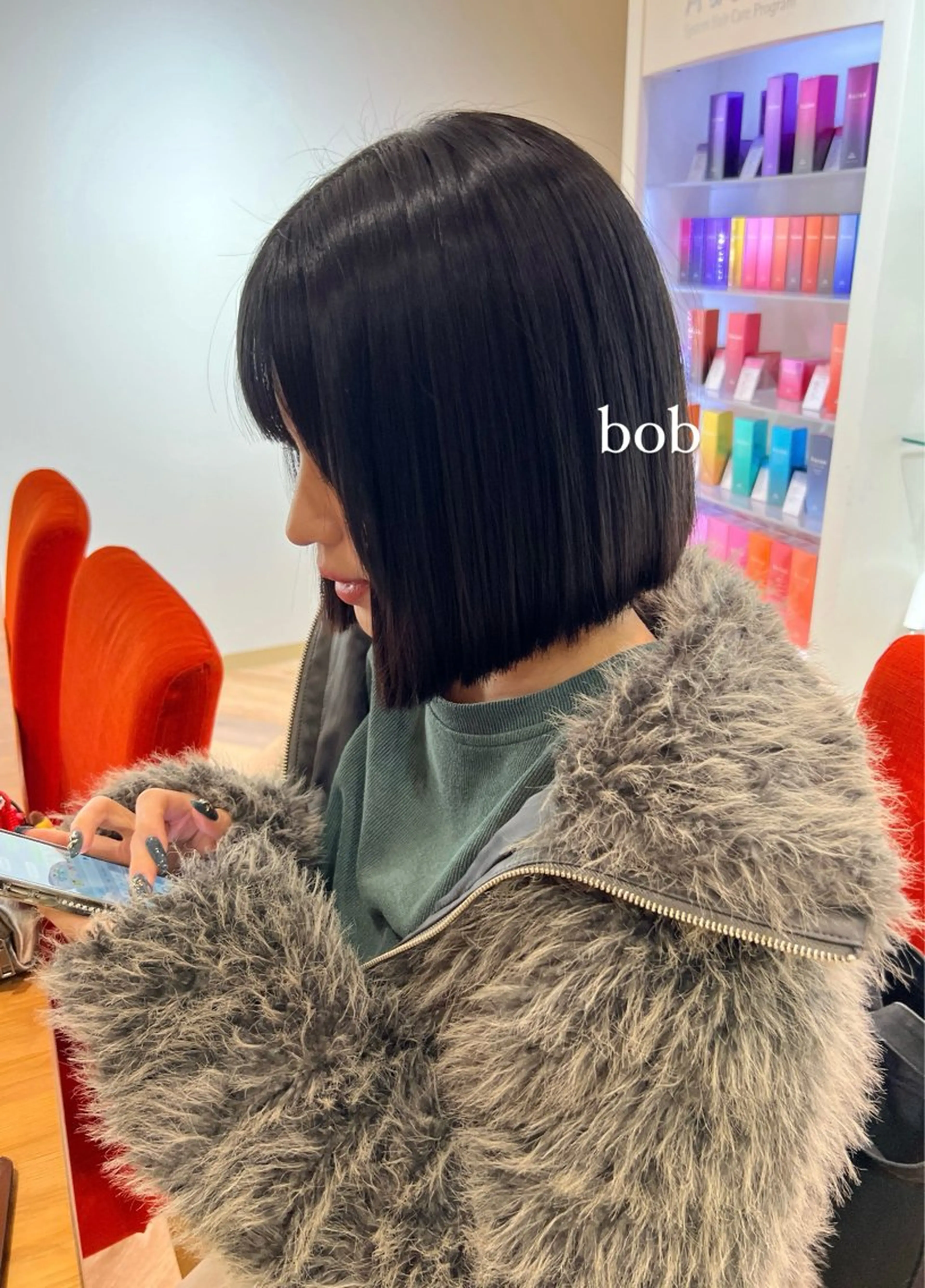 ショート 加納千華 /ボブ/ぱつっとボブのヘアスタイル