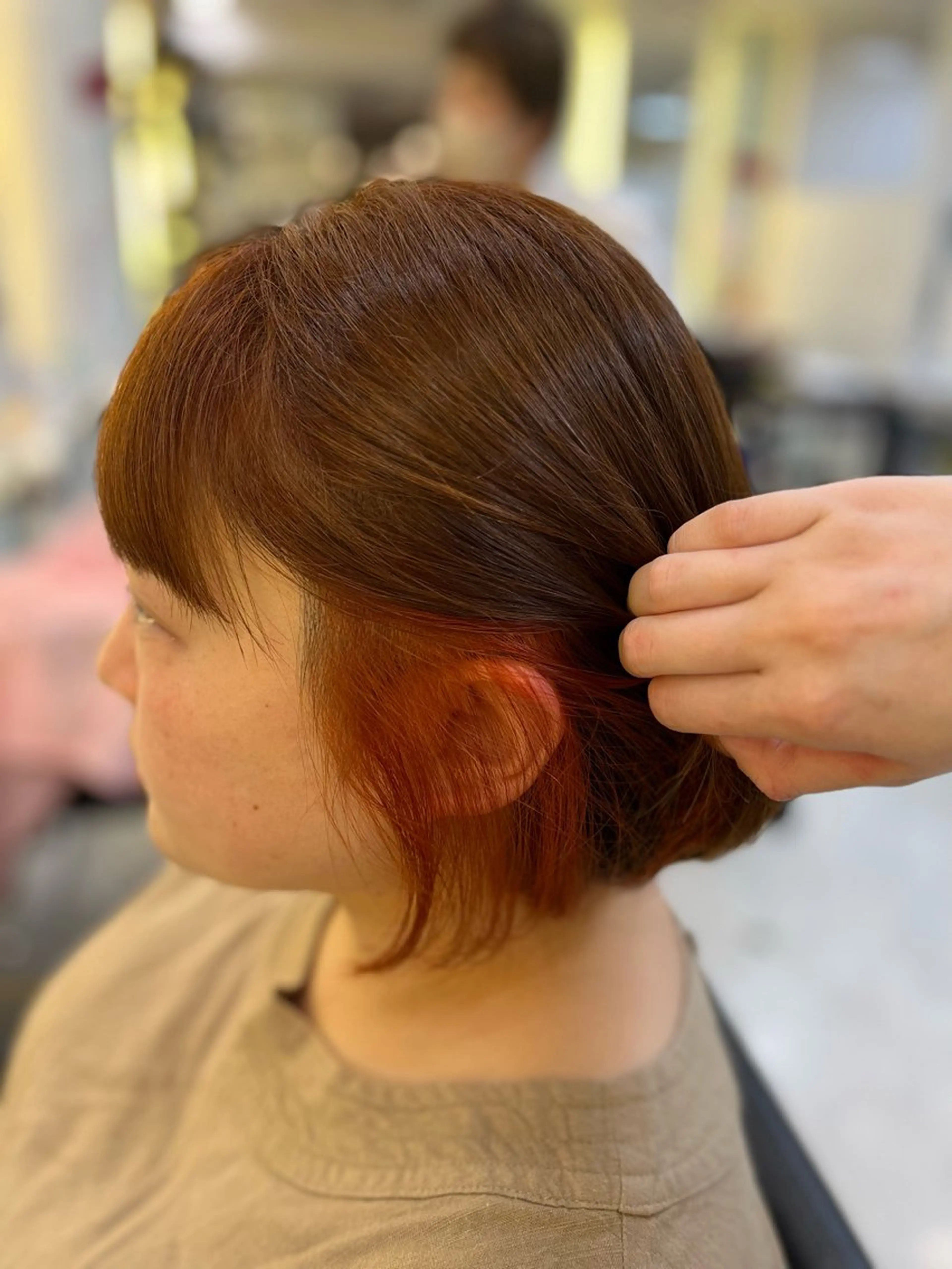 ショート カラー 🫧透ける艶髪🫧/ 🎀yukako🎀のヘアスタイル