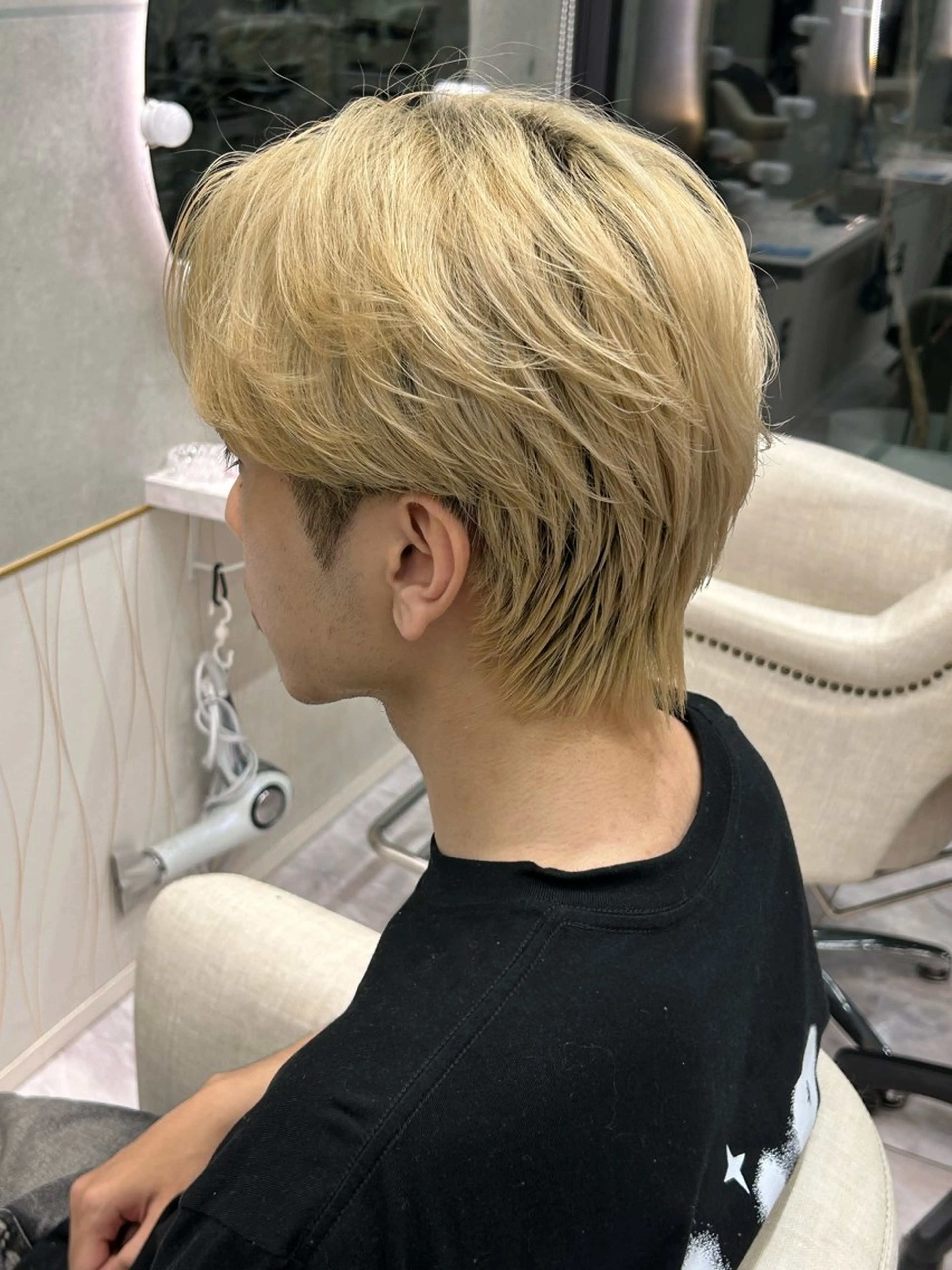 ショート カラー メンズ カット 岩城 滉成のヘアスタイル