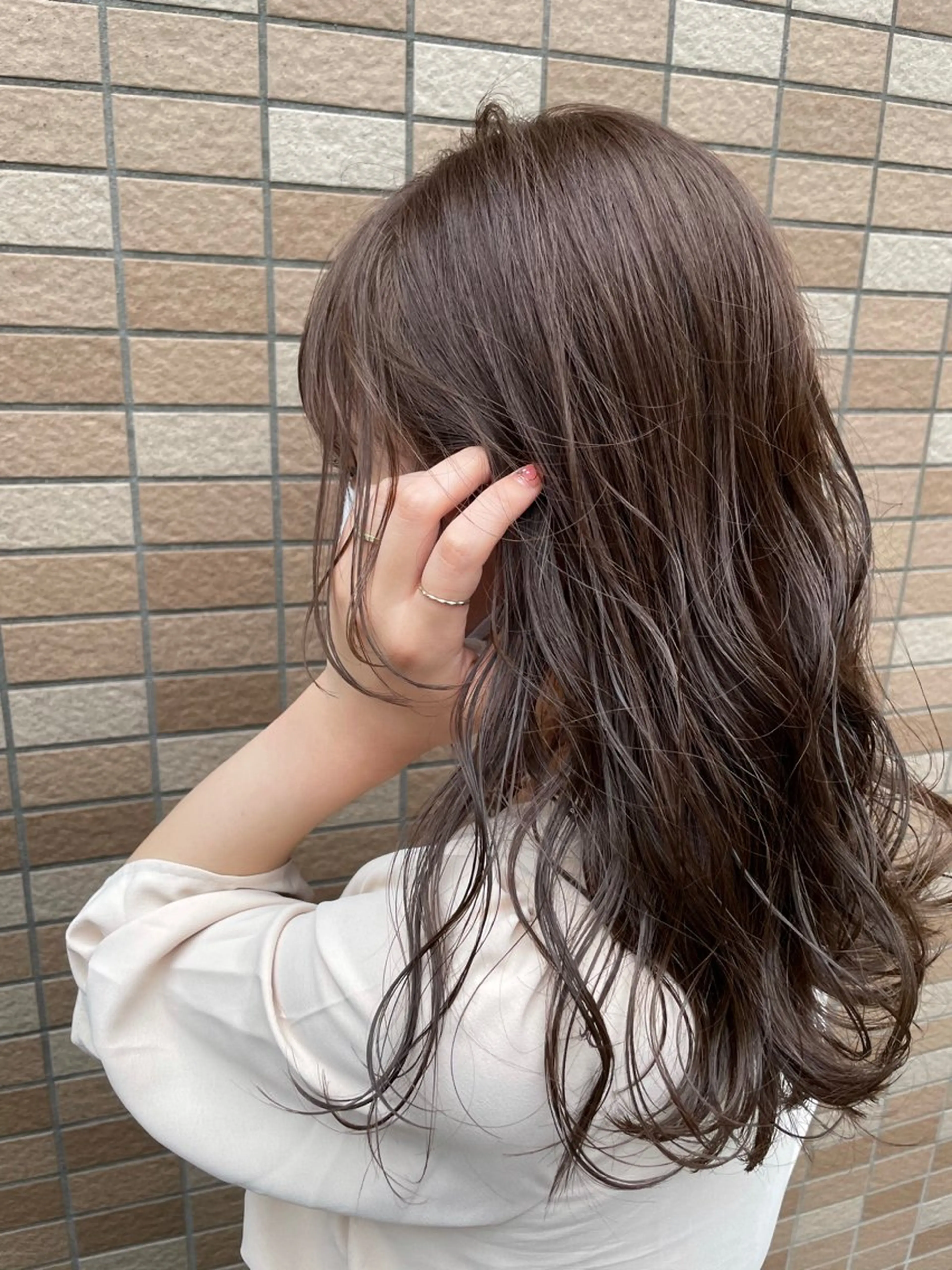 ロング カラー ヘアアレンジ カット ヘアカラー トリートメント 飯田 祥哉のヘアスタイル