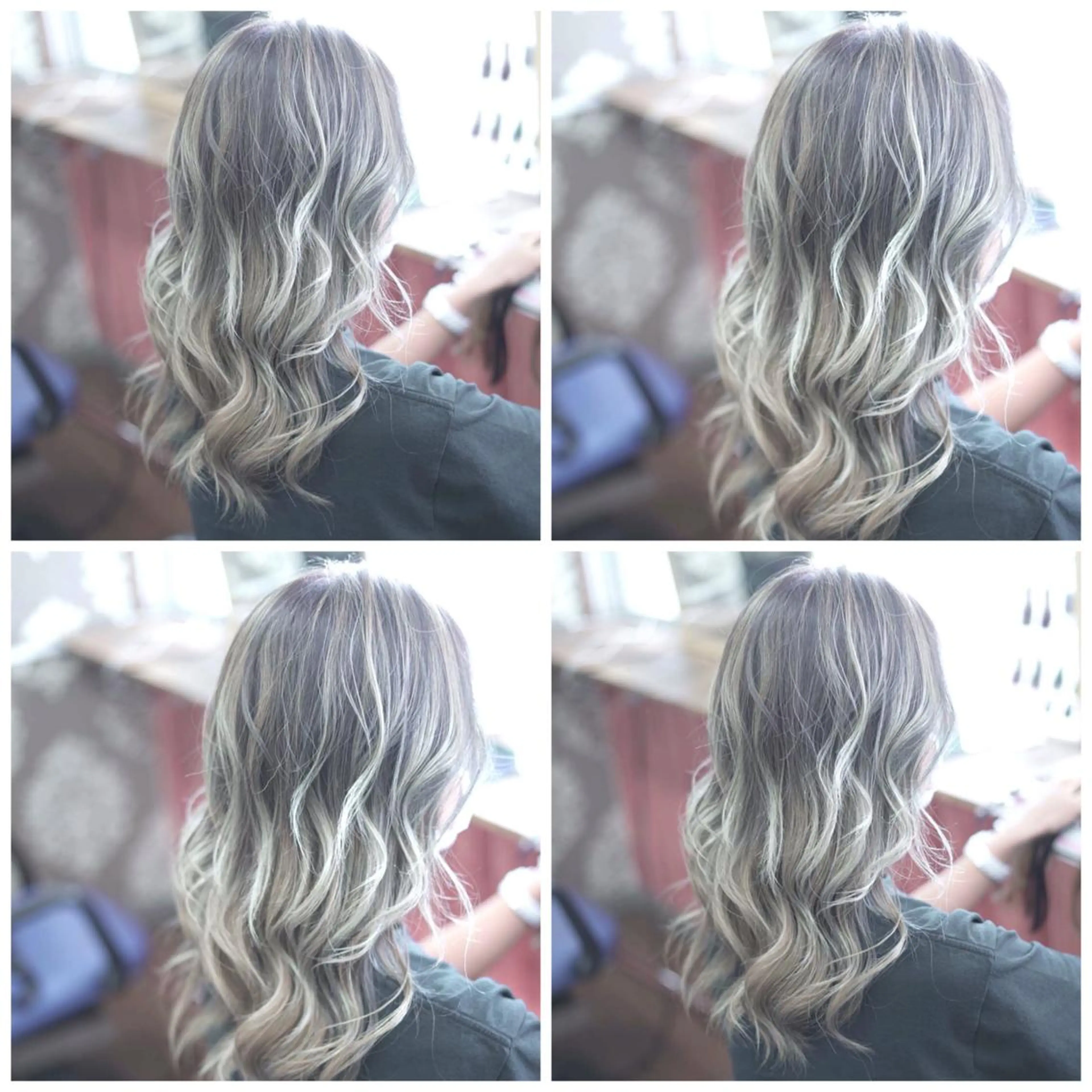 セミロング カラー ヘアカラー トリートメント Crystal 船橋のヘアスタイル