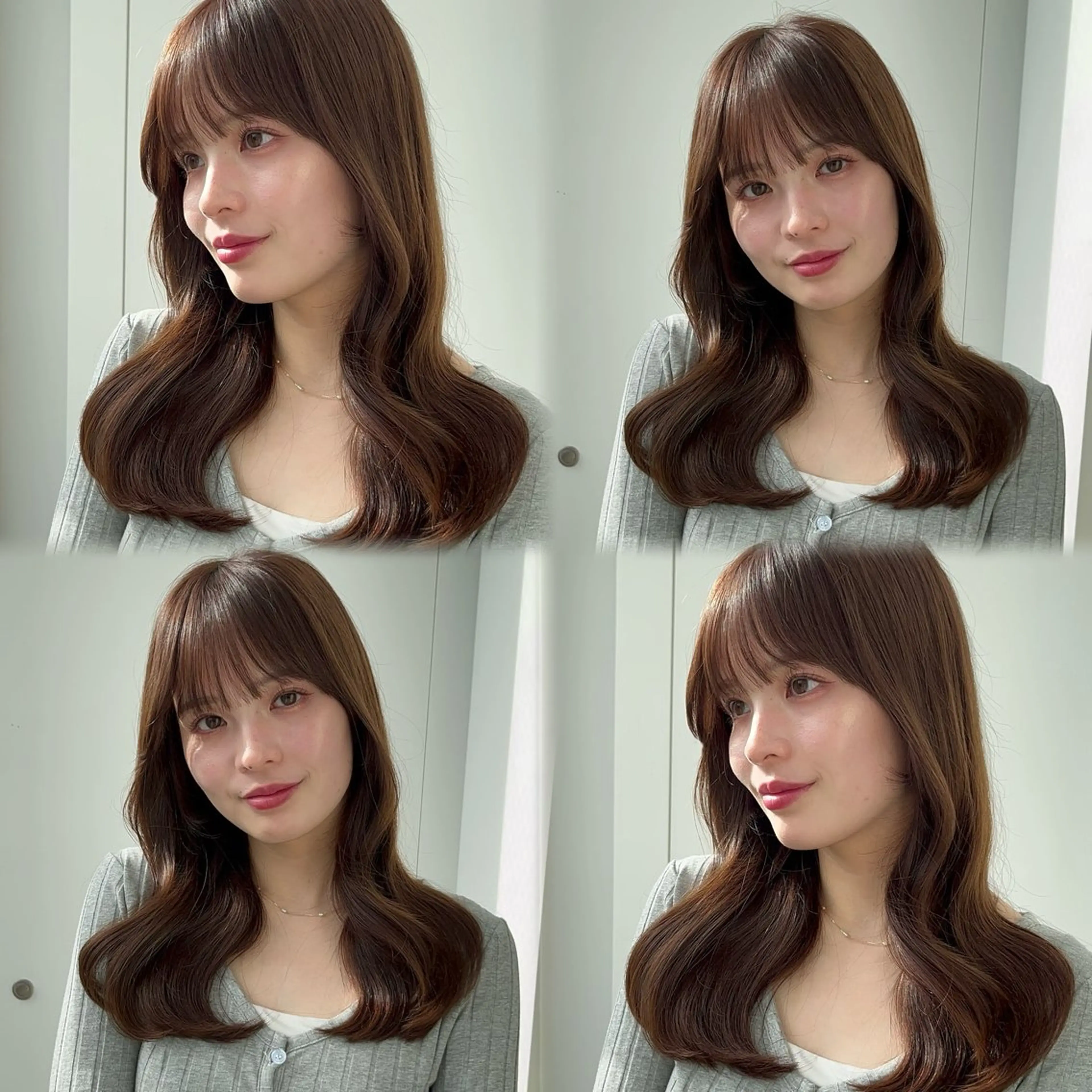 セミロング レイヤーくびれヘア アレンジmanakaのヘアスタイル