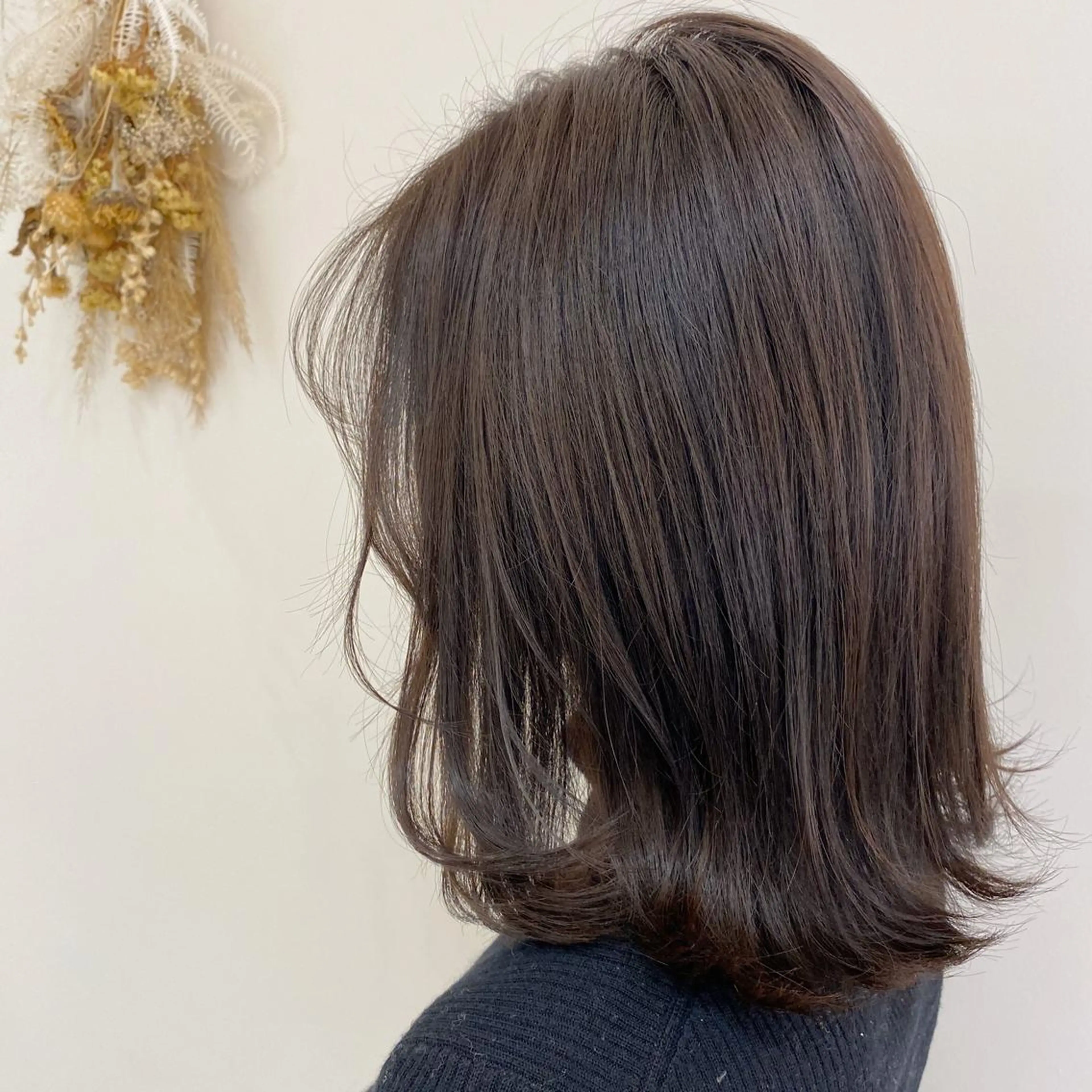 ミディアム カラー 【髪質改善】 梅田　聡のヘアスタイル
