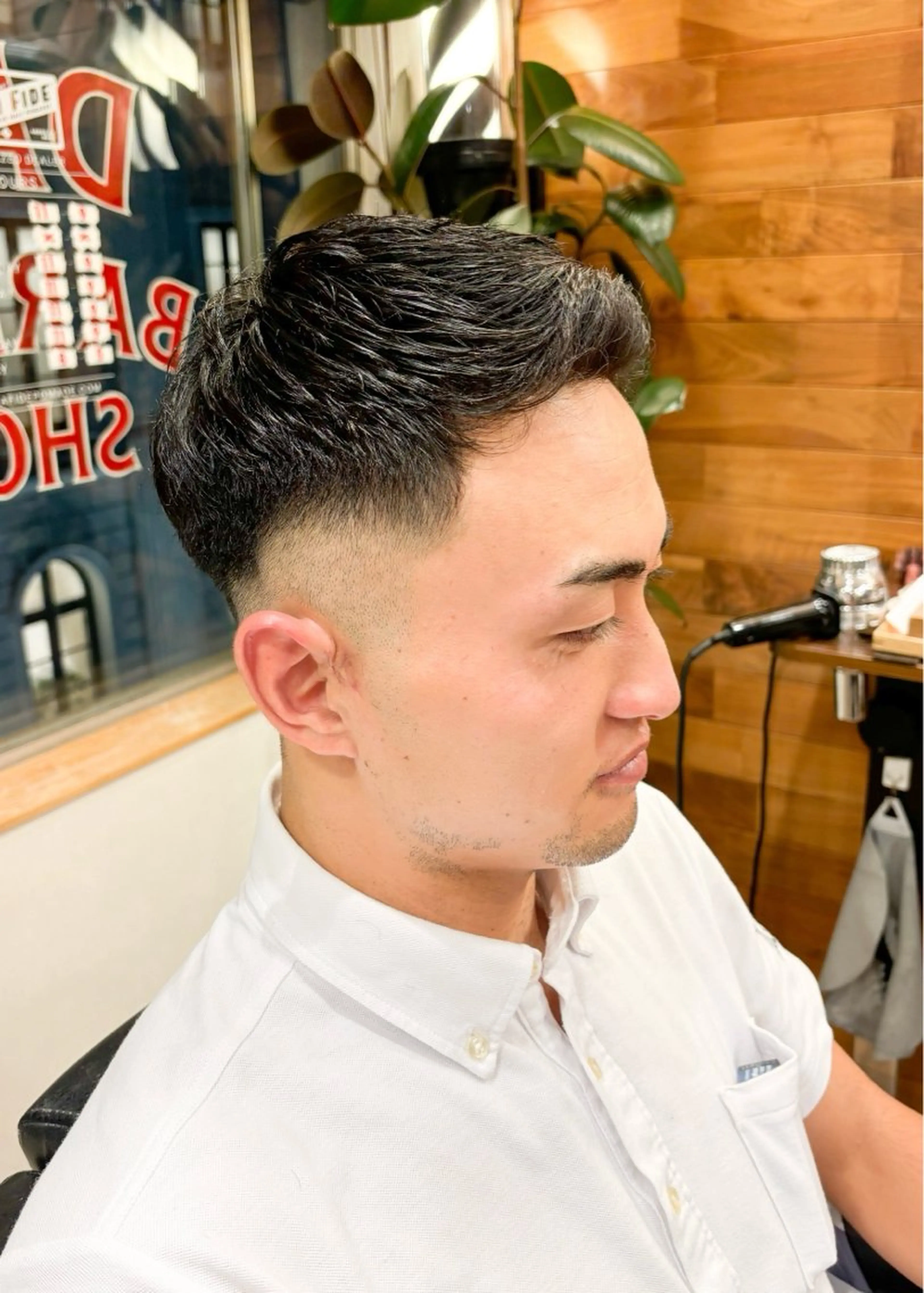 ショート メンズ カット DAD　BARBERSHOP所属・三宮メンズカット ヨシイッキのヘアスタイル