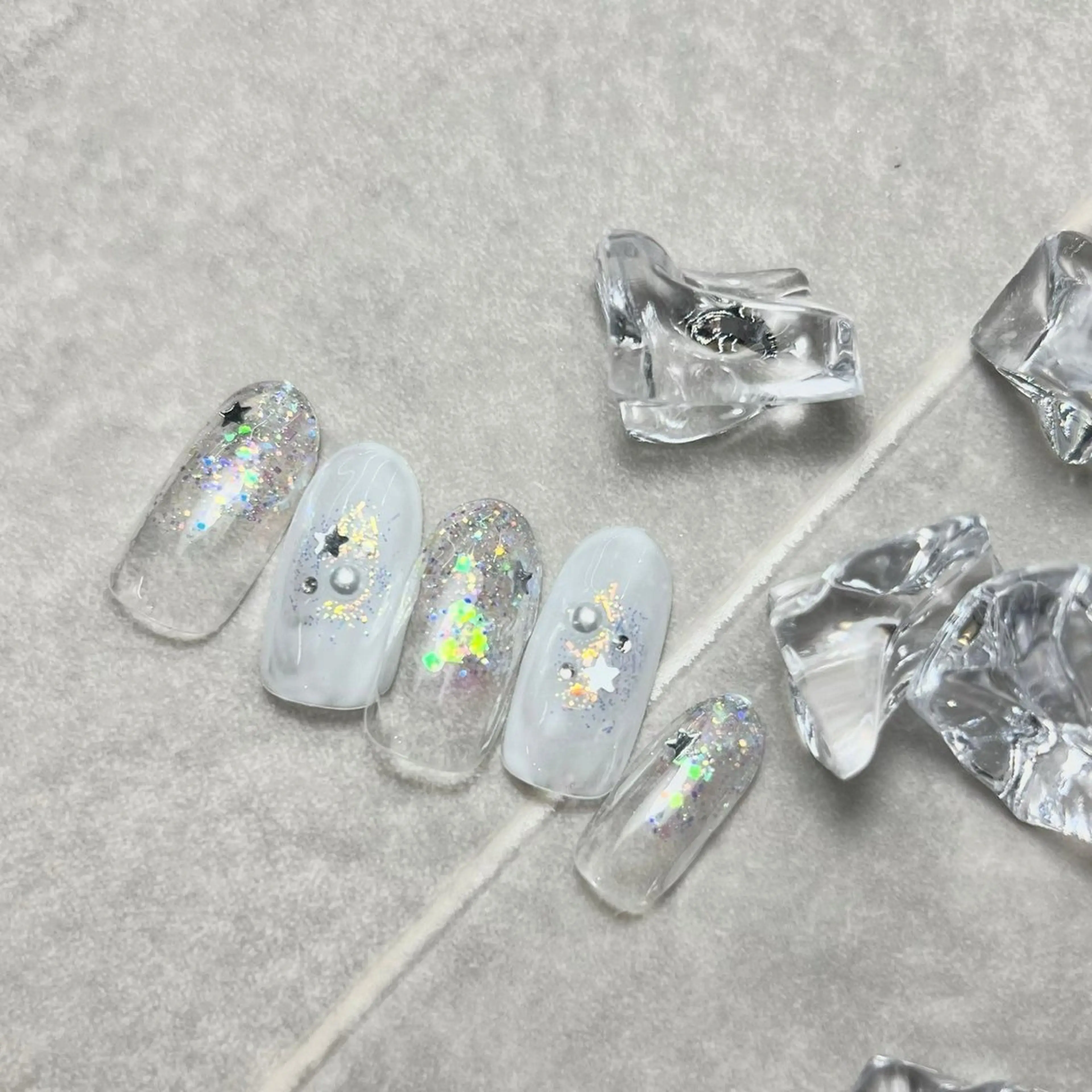 ネイル ⭐︎休業中の練習⭐︎ JNA認定講師髙橋のネイルデザイン