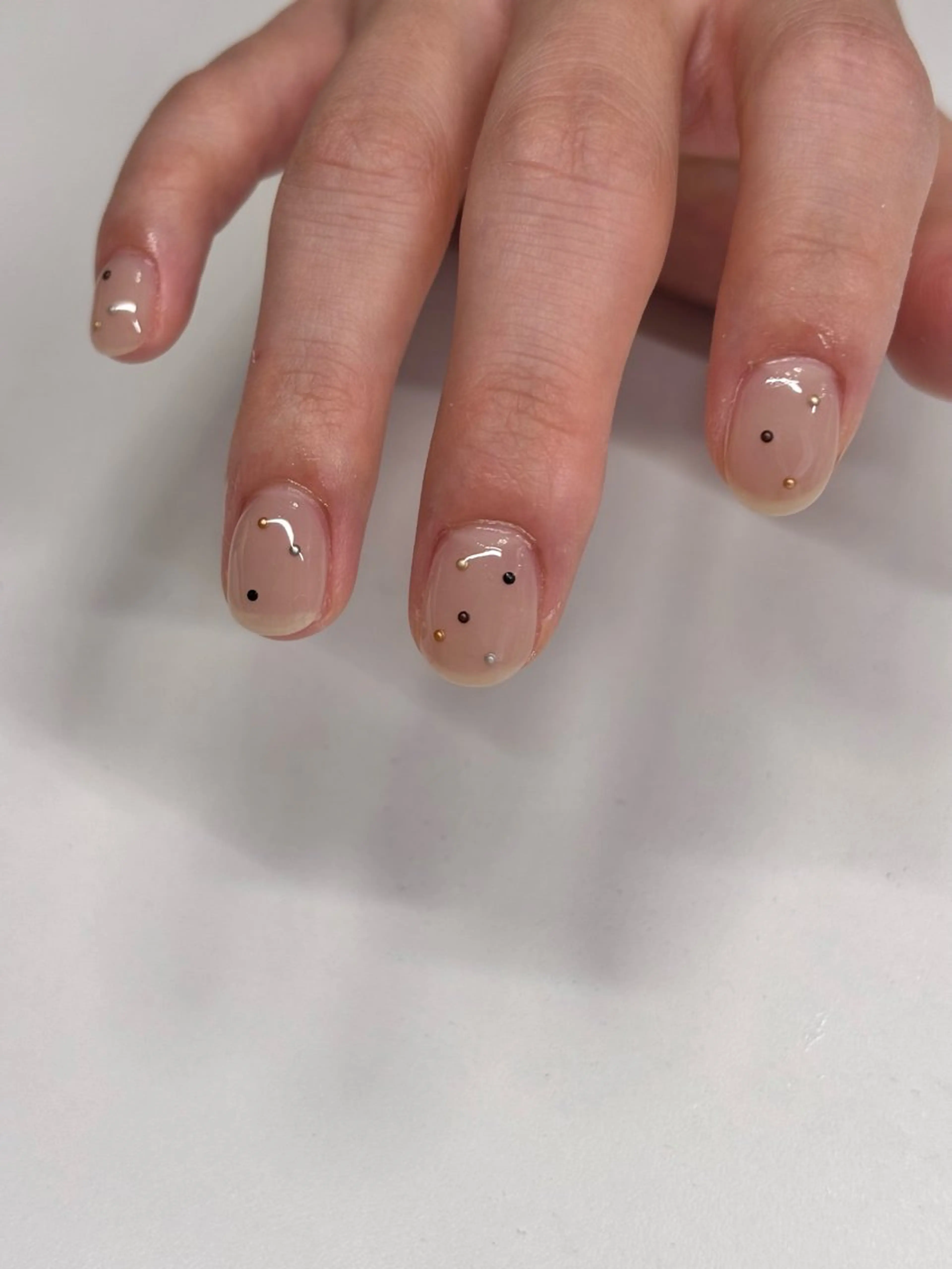 ネイル オフィスネイル シンプルネイル ハンドネイル iconail 下北沢 NONのネイルデザイン