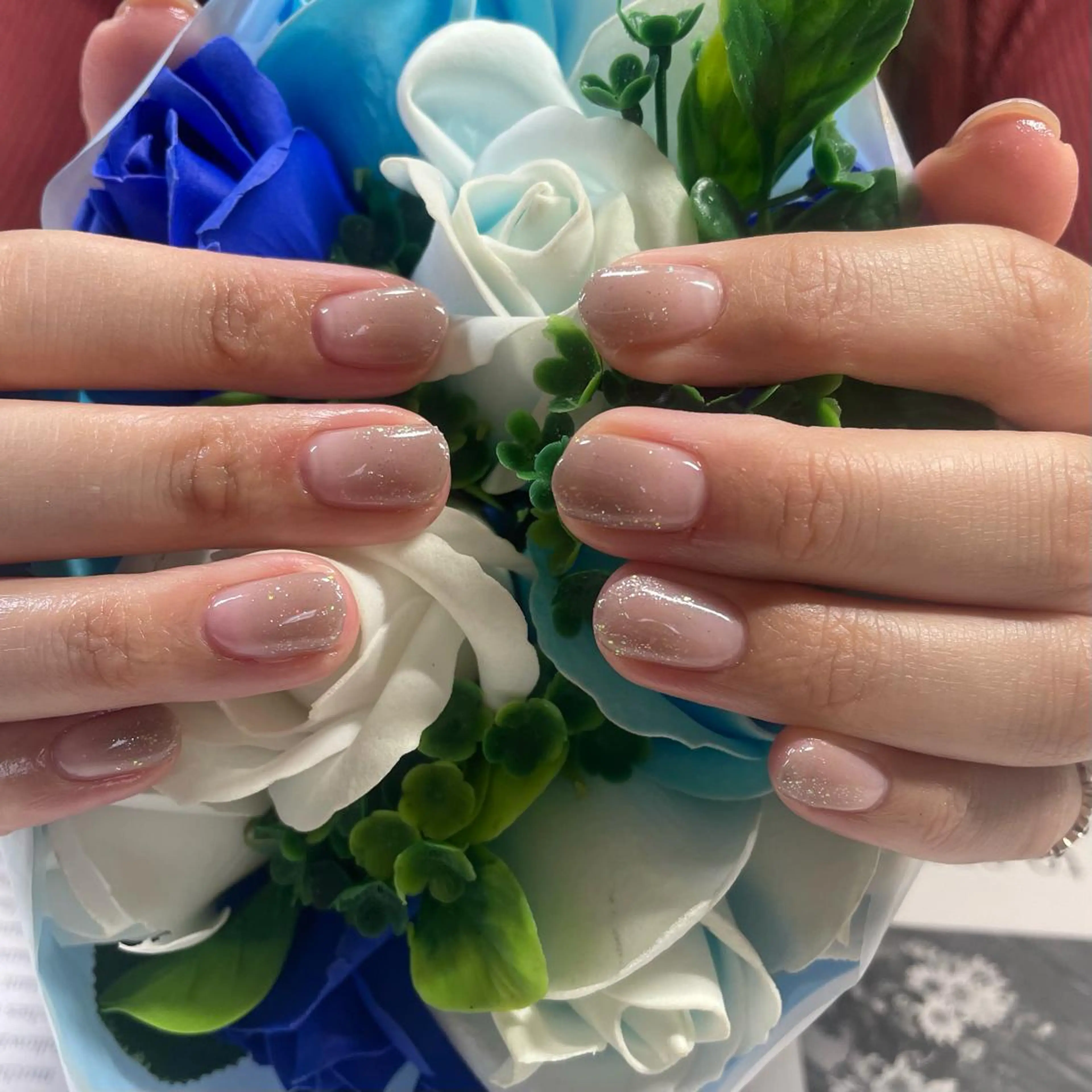 ネイル グラデーション 奥園 良恵のネイルデザイン