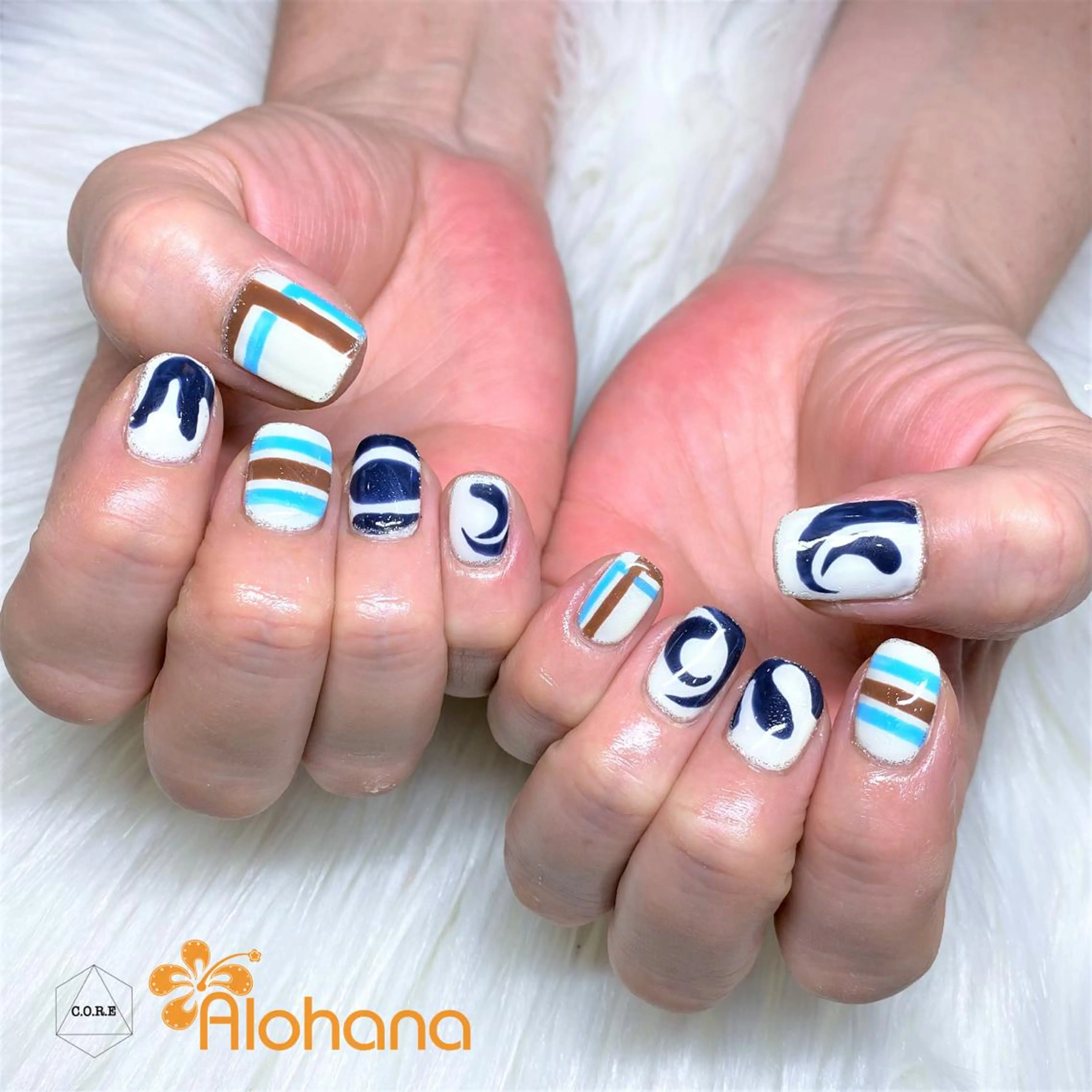 ネイル ハンドネイル Alohana Minaのネイルデザイン