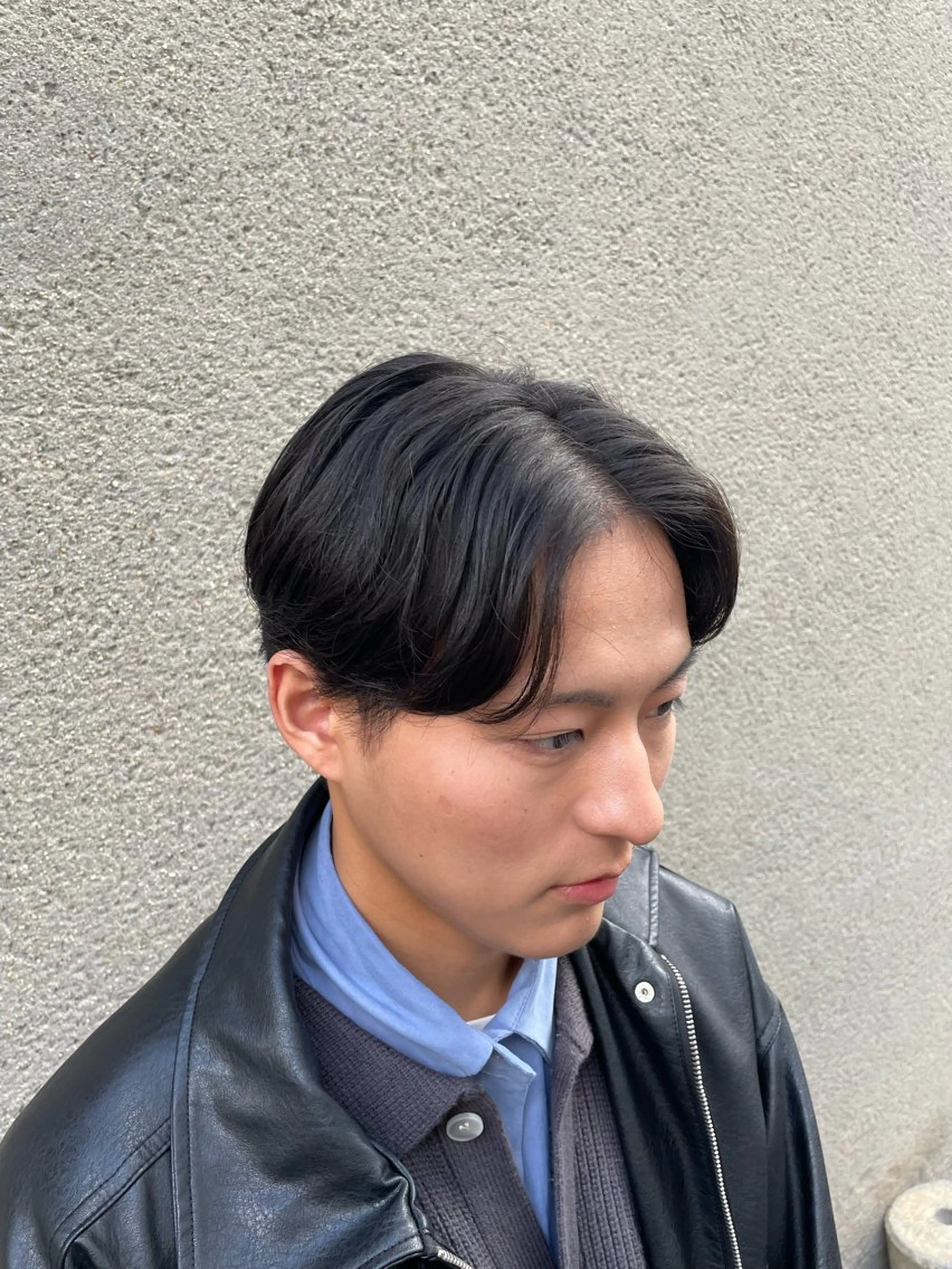 メンズ センターパート カット 慎太朗/パーマ/ボブ /センターパートのヘアスタイル