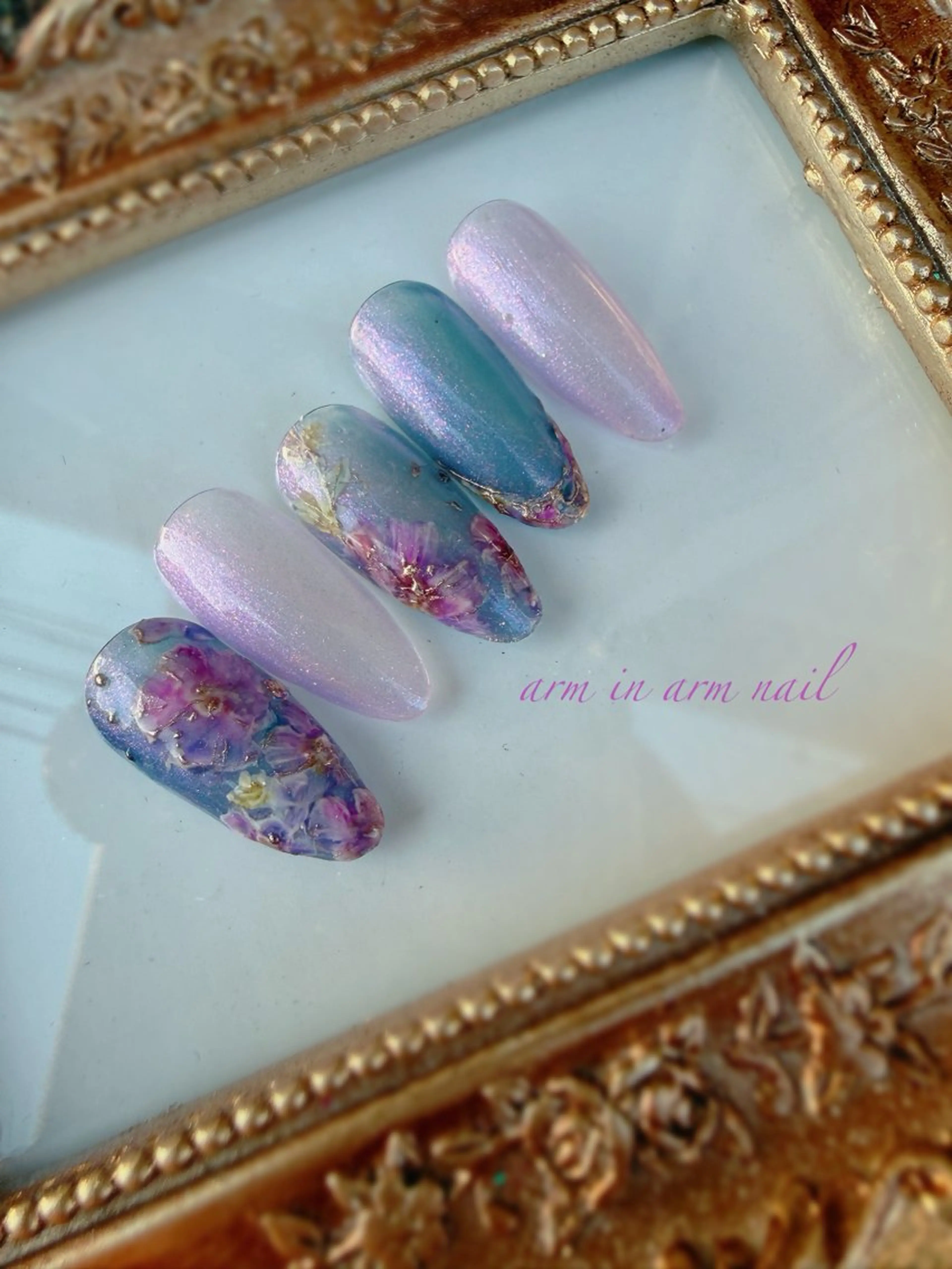 ネイル arm in arm ︎✿Yamamotoのマツエク・マツパデザイン