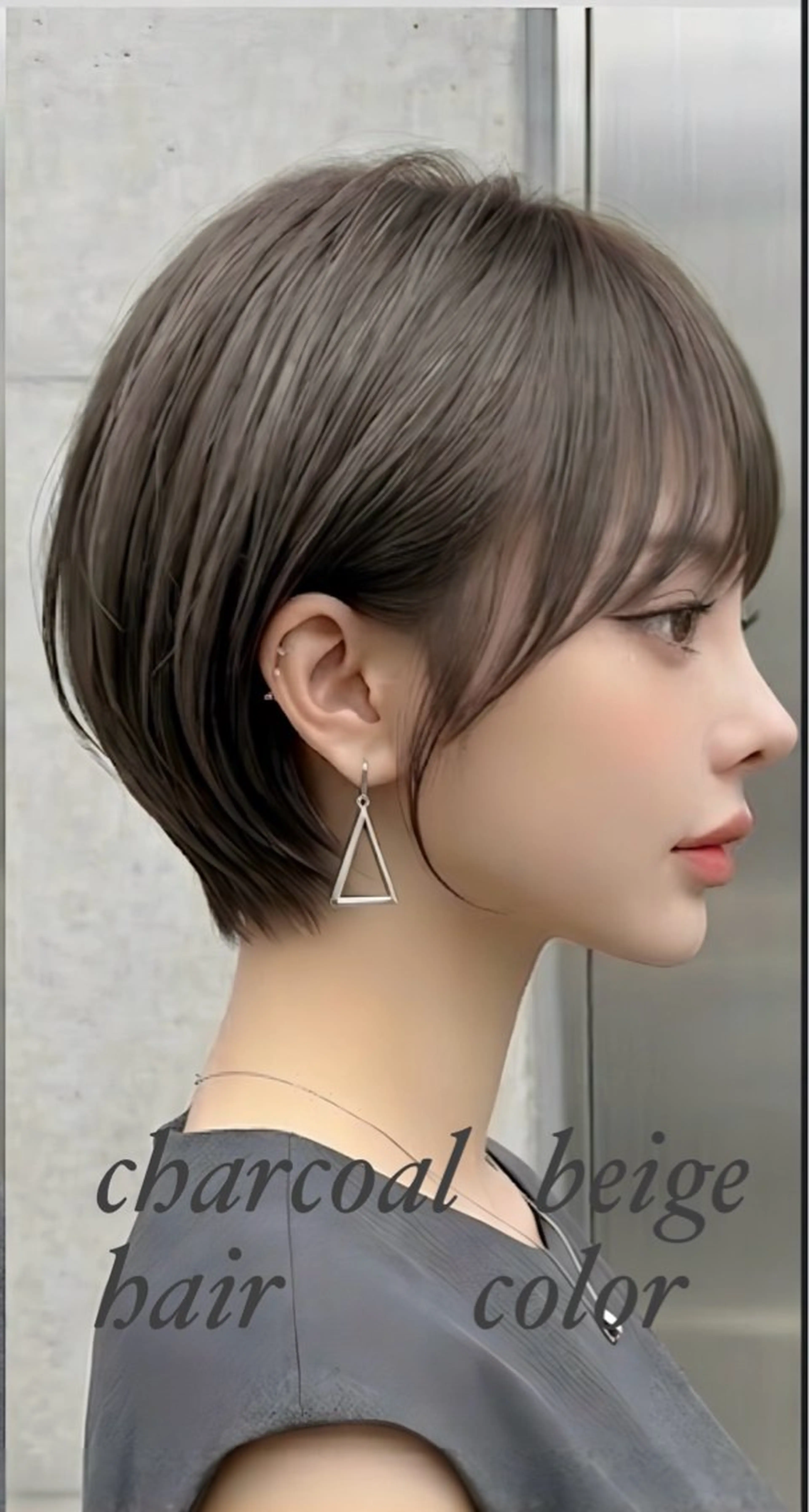 ショート カラー カット ヘアカラー M.SLASH 辻 孝志のヘアスタイル