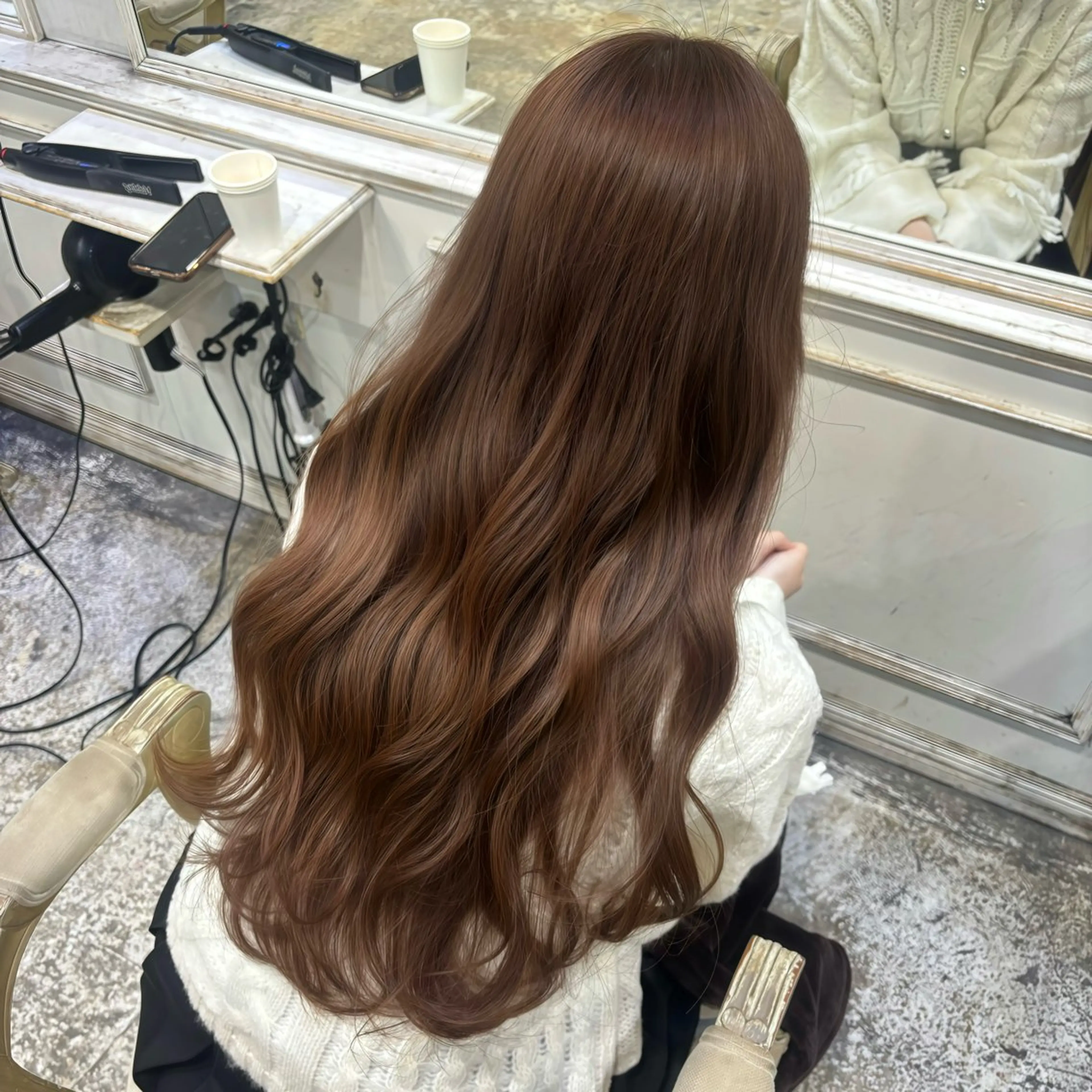 カラー ヘアカラー トリートメント 柔らかベージュ 🤎YUKAのヘアスタイル