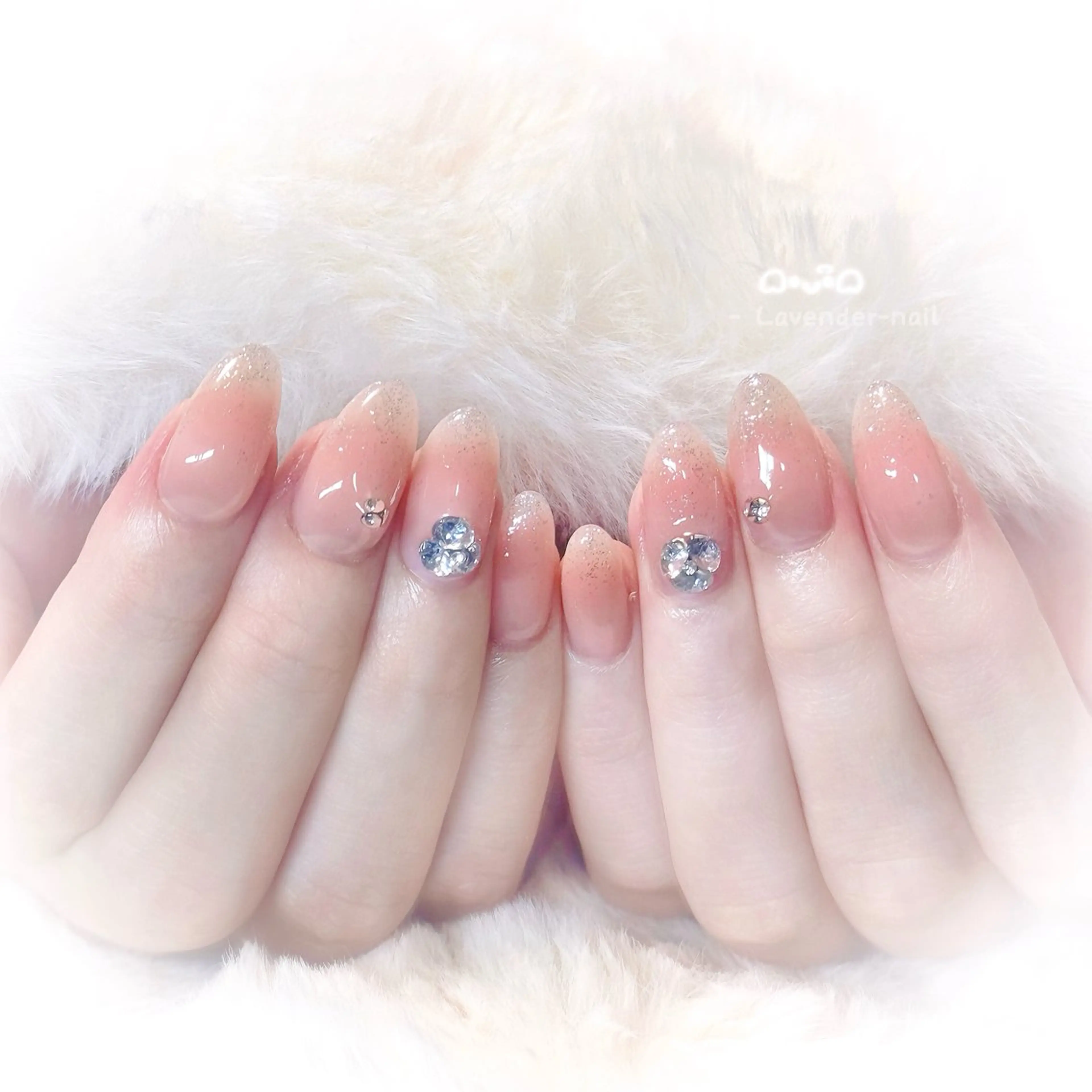 ネイル ハンドネイル Lavender nail·北18条のネイルデザイン