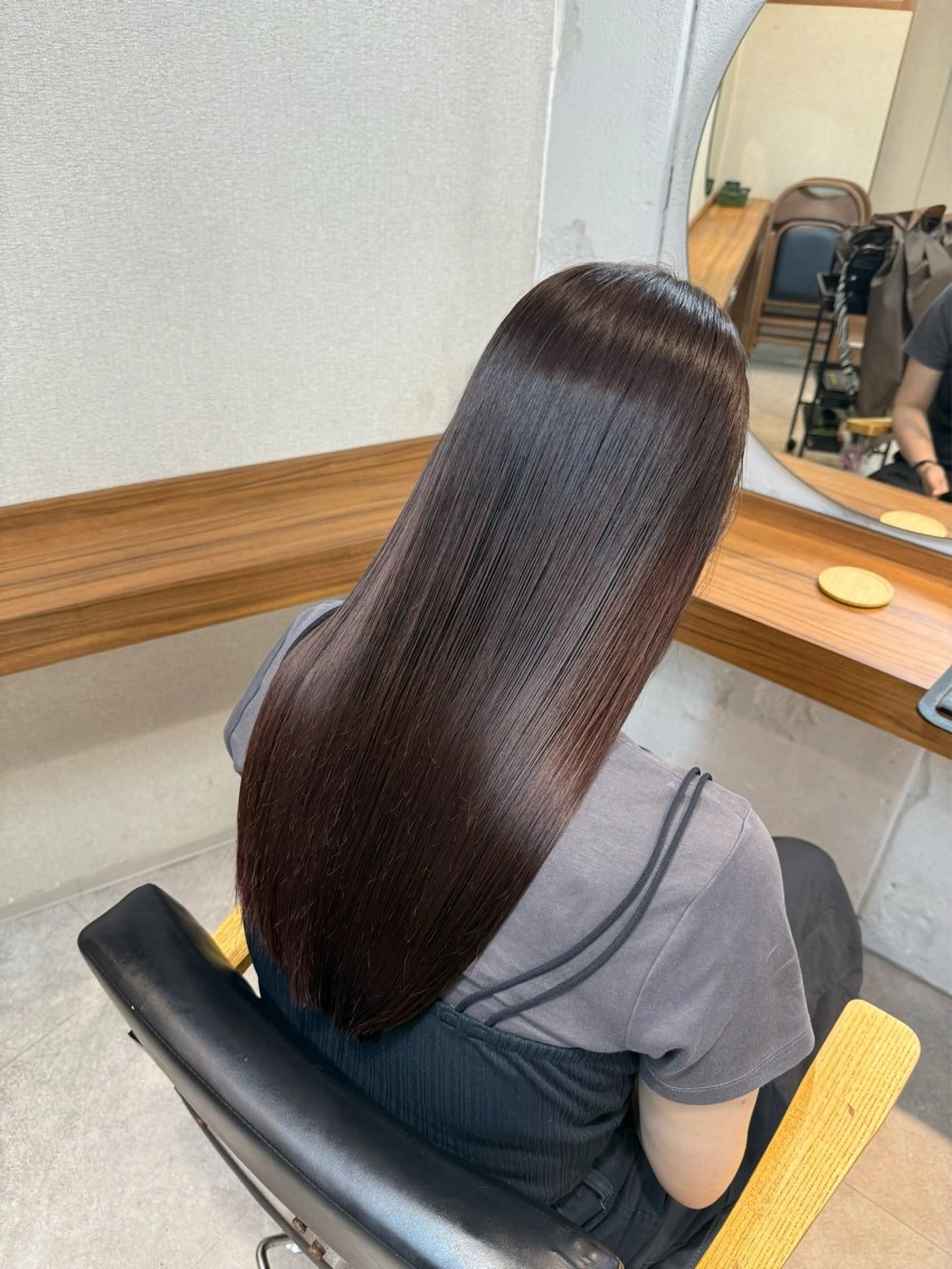 ロング カラー カット パーマ 縮毛矯正 高橋 充輝のヘアスタイル
