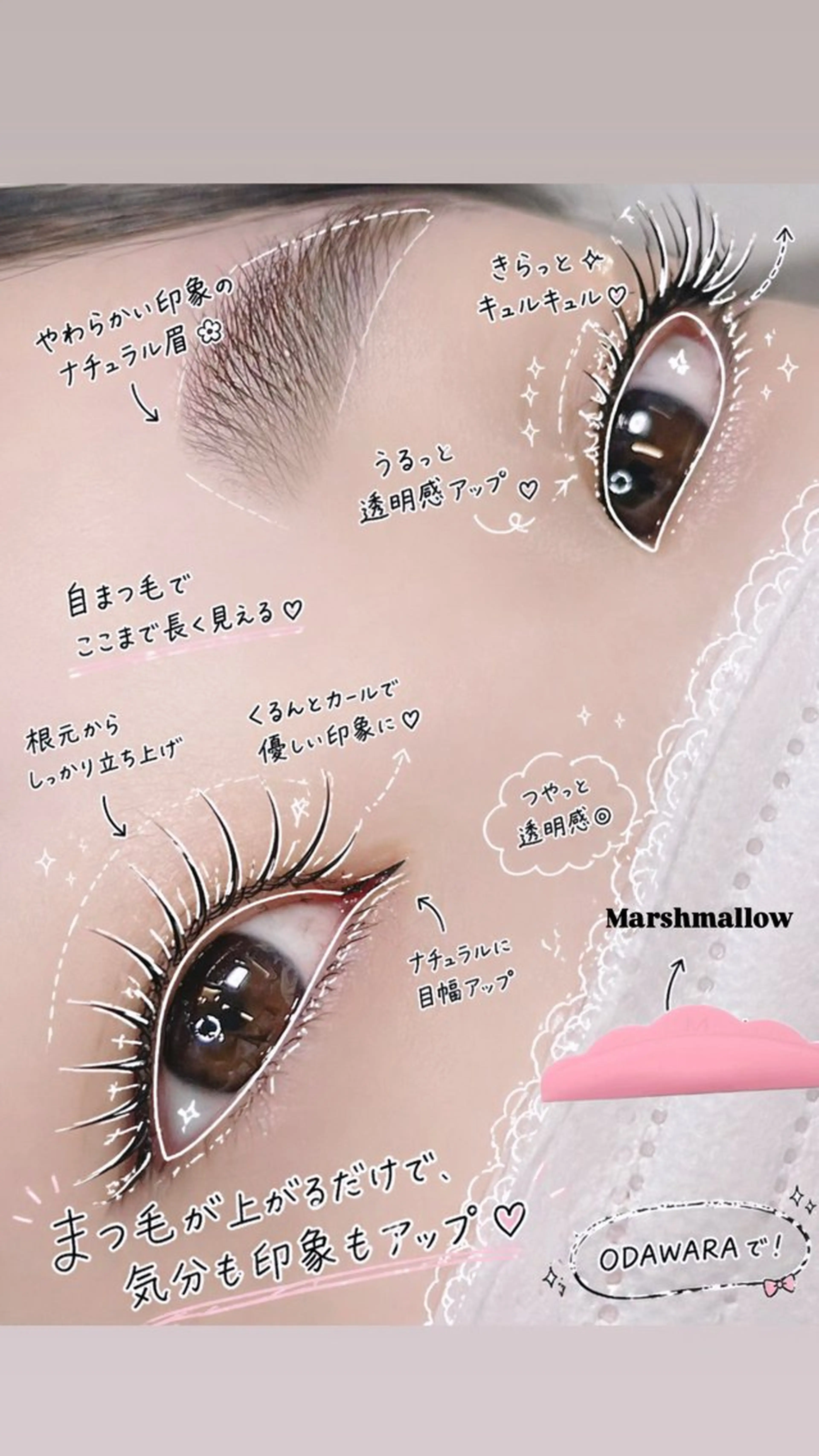 マツエク・マツパ mayuko マツパ&マツエクʚଓのマツエク・マツパデザイン