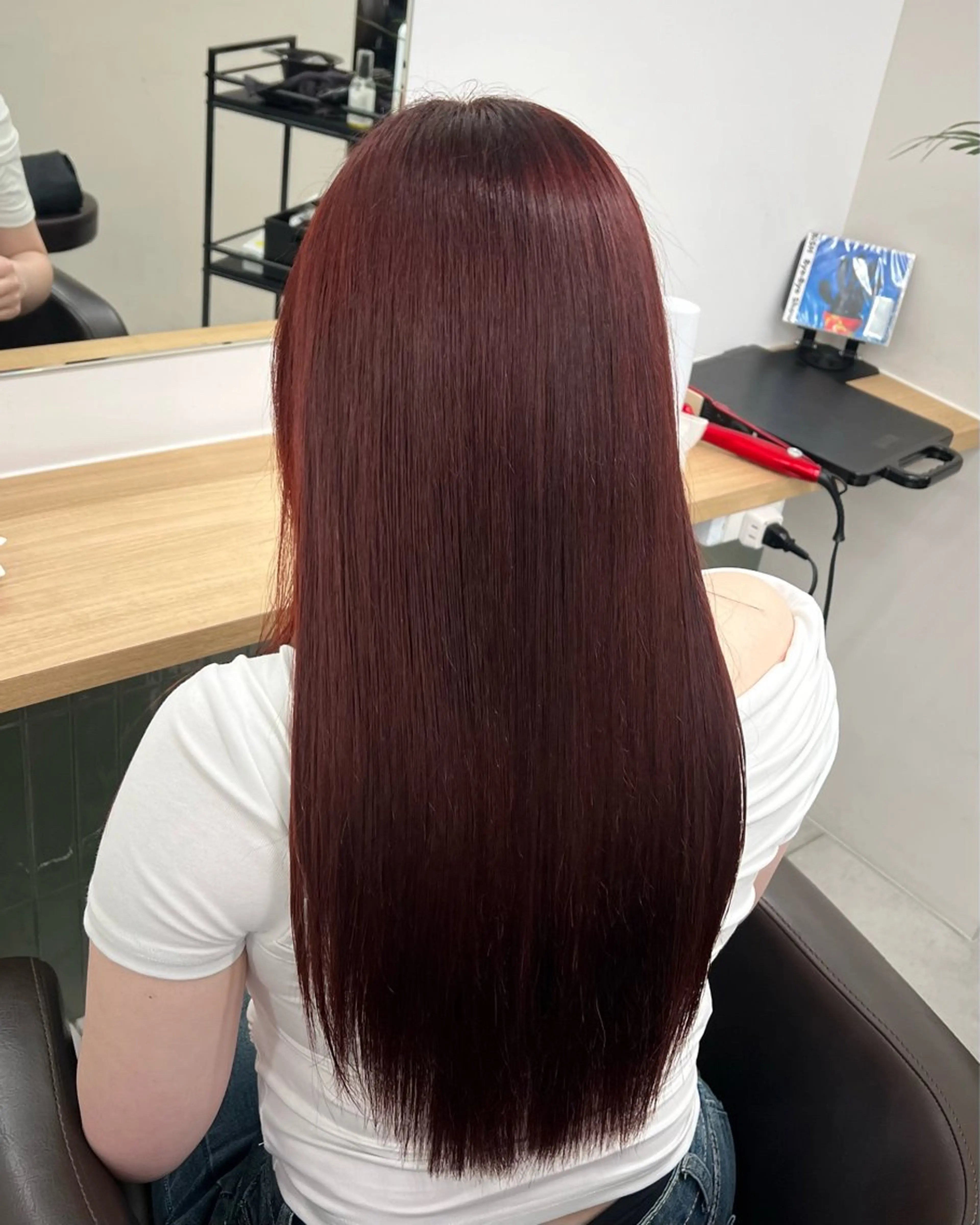 ロング カラー カット ヘアカラー トリートメント 赤みゼロ/透明感 カラー🌿KANTAのヘアスタイル