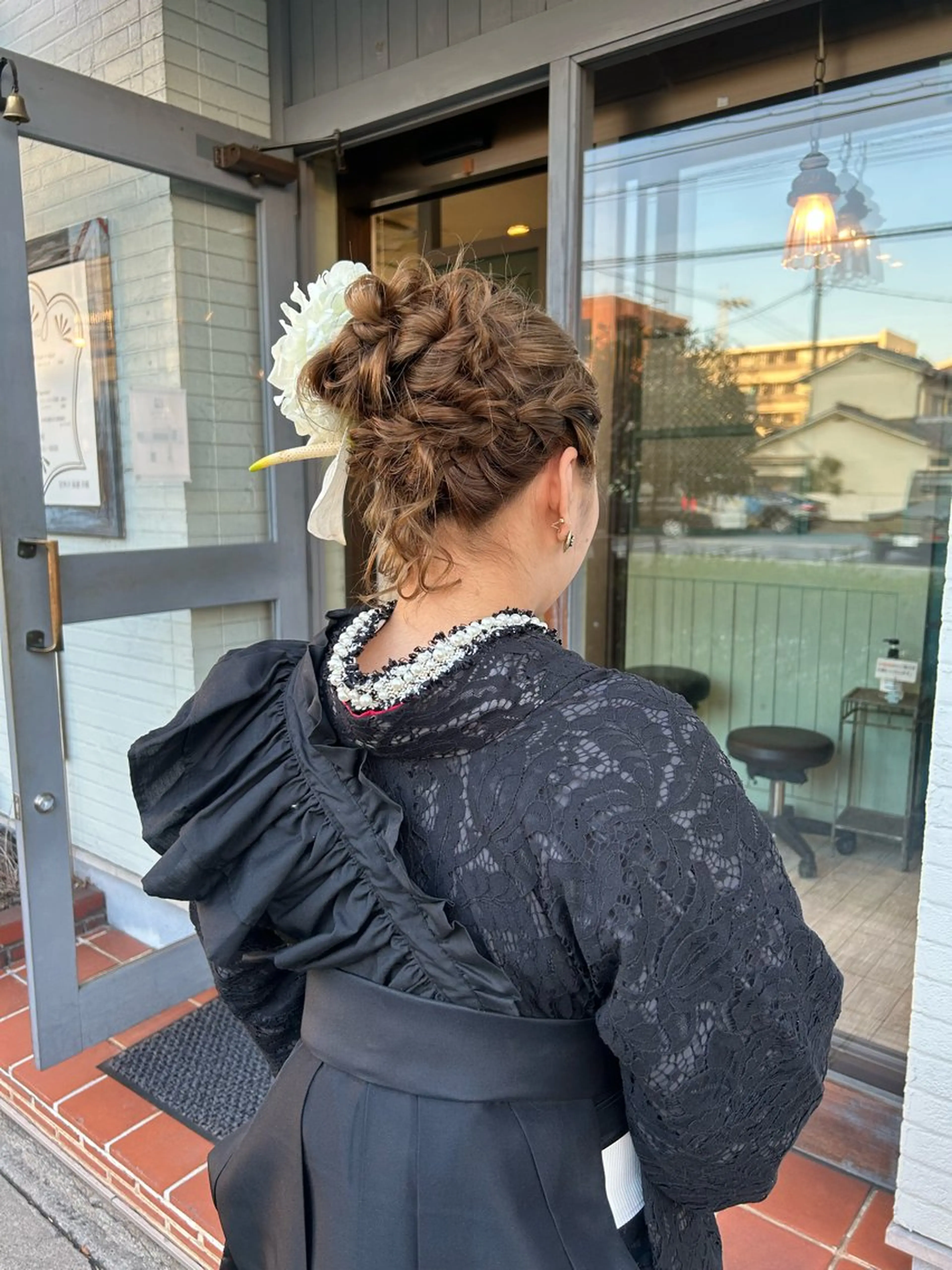 ロング ヘアアレンジ ヘアセット Hanon 美桜のヘアスタイル