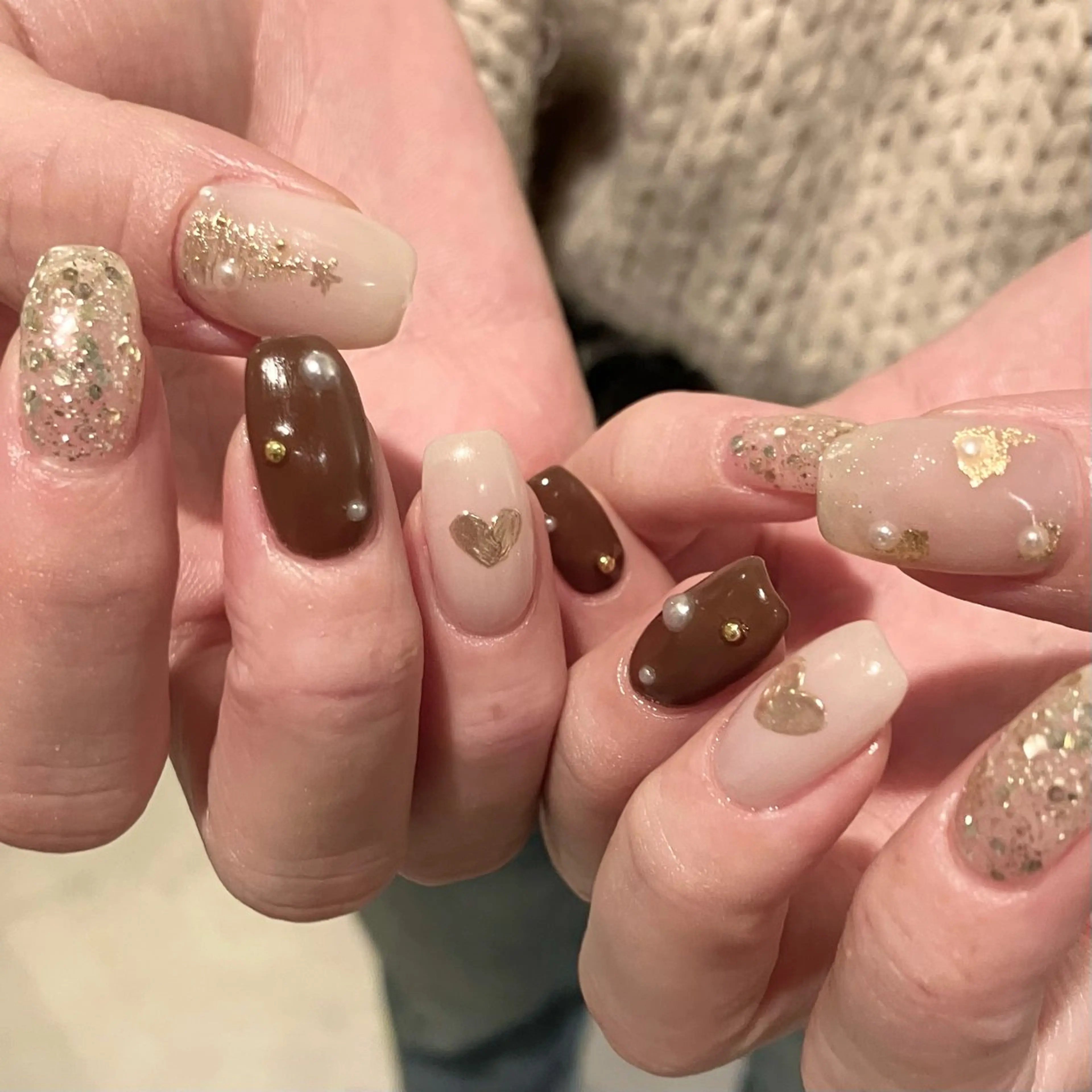 ネイル ハンドネイル ウシク ミユキのネイルデザイン