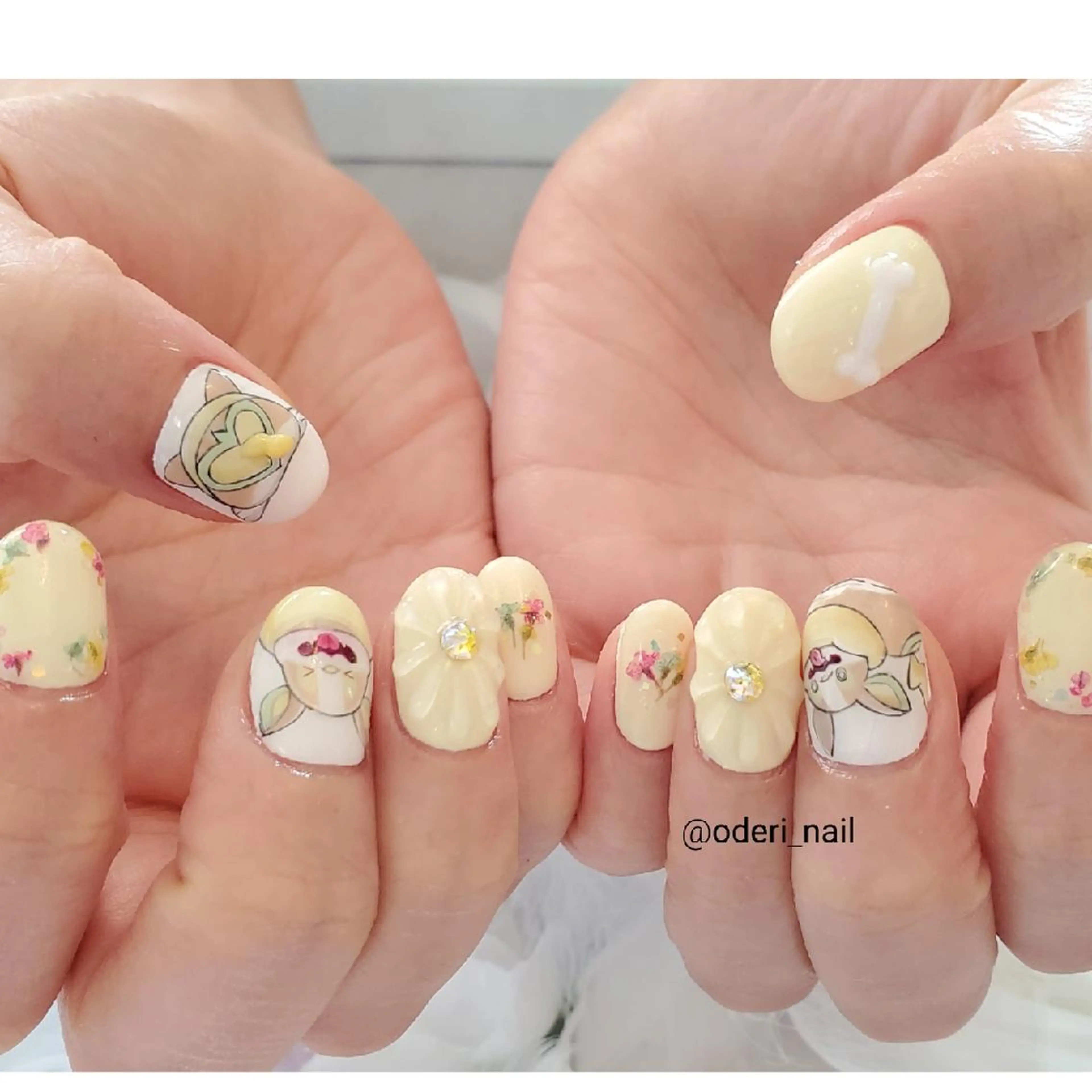 ネイル アートネイル ジェルネイル おで@ oderi_nailのネイルデザイン