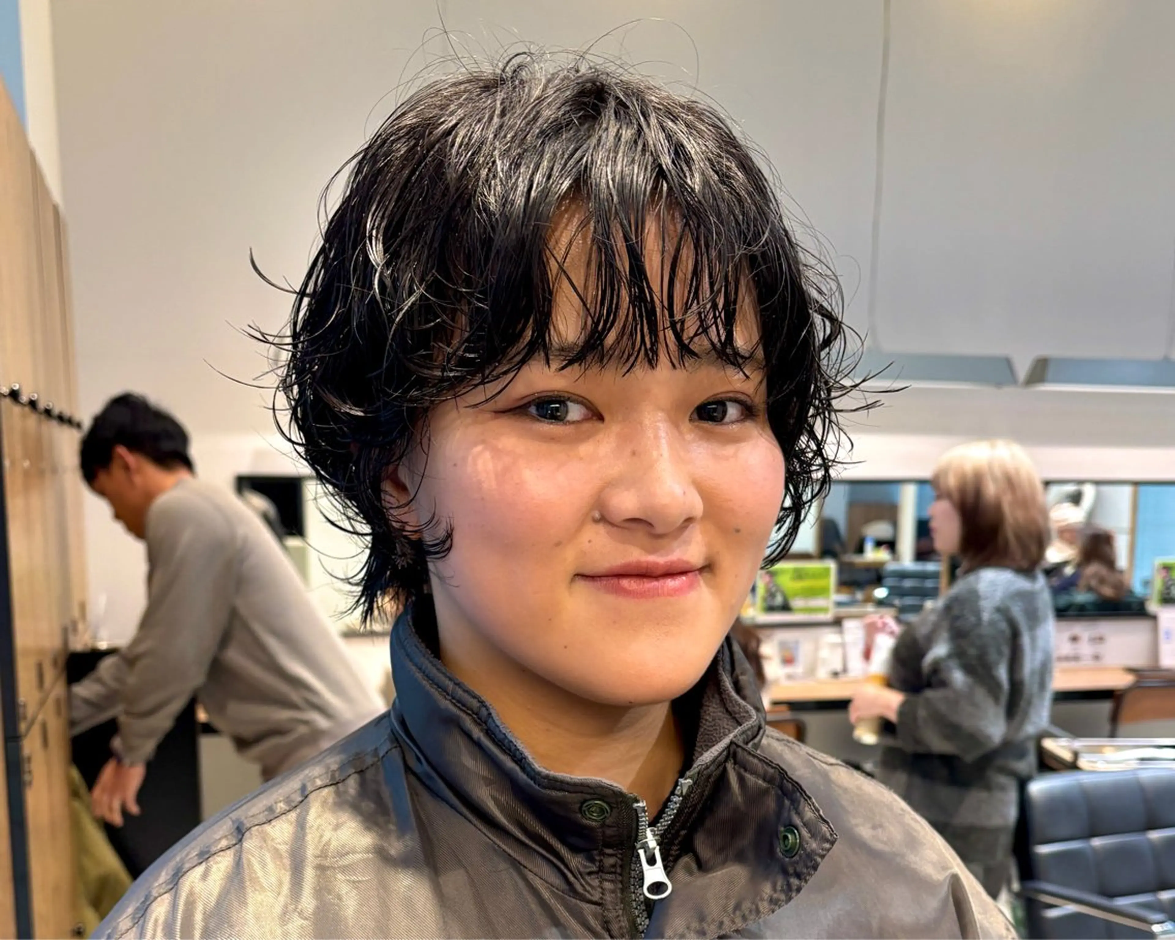 ショート 顔周りカット ショートヘア カット パーマ Ayaka/ショート /レイヤー/パーマのヘアスタイル