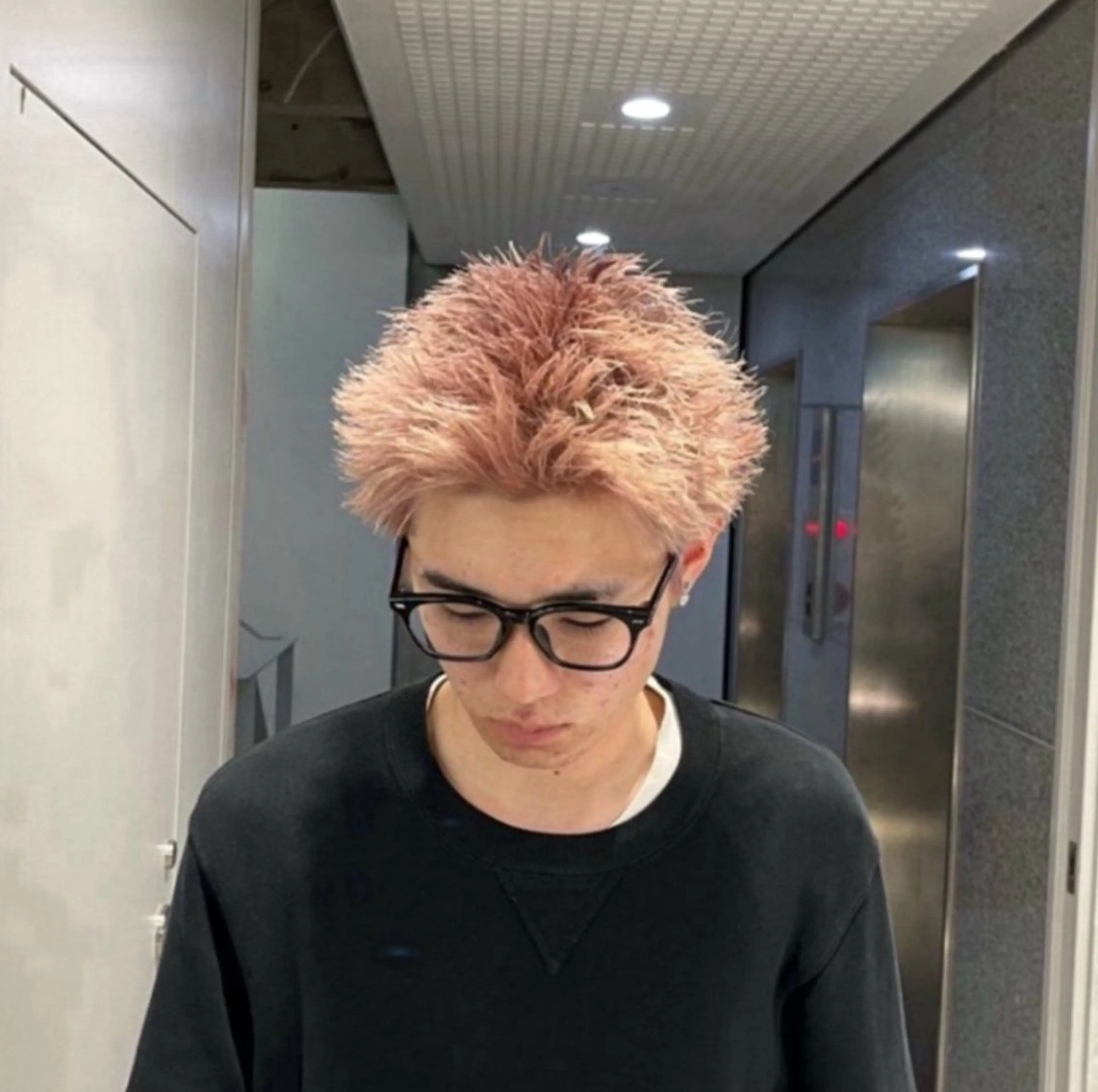 ショート カラー パーマ メンズ メンズパーマ メンズショート スパイキーショート ショートヘア カット ヘアカラー 🔥メンズ 特化🔥菊水皐暉🔥のヘアスタイル