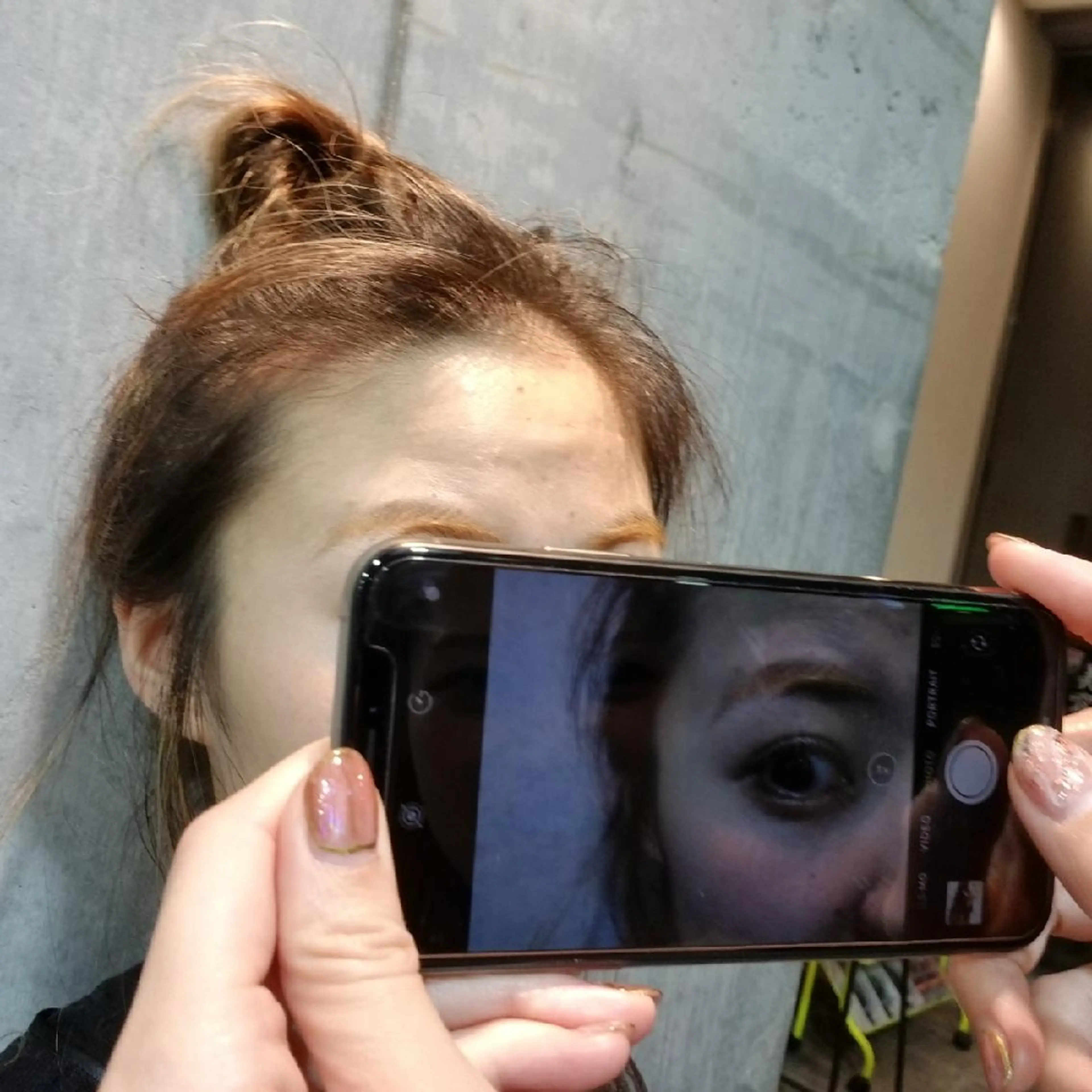 谷 結奈のヘアスタイル