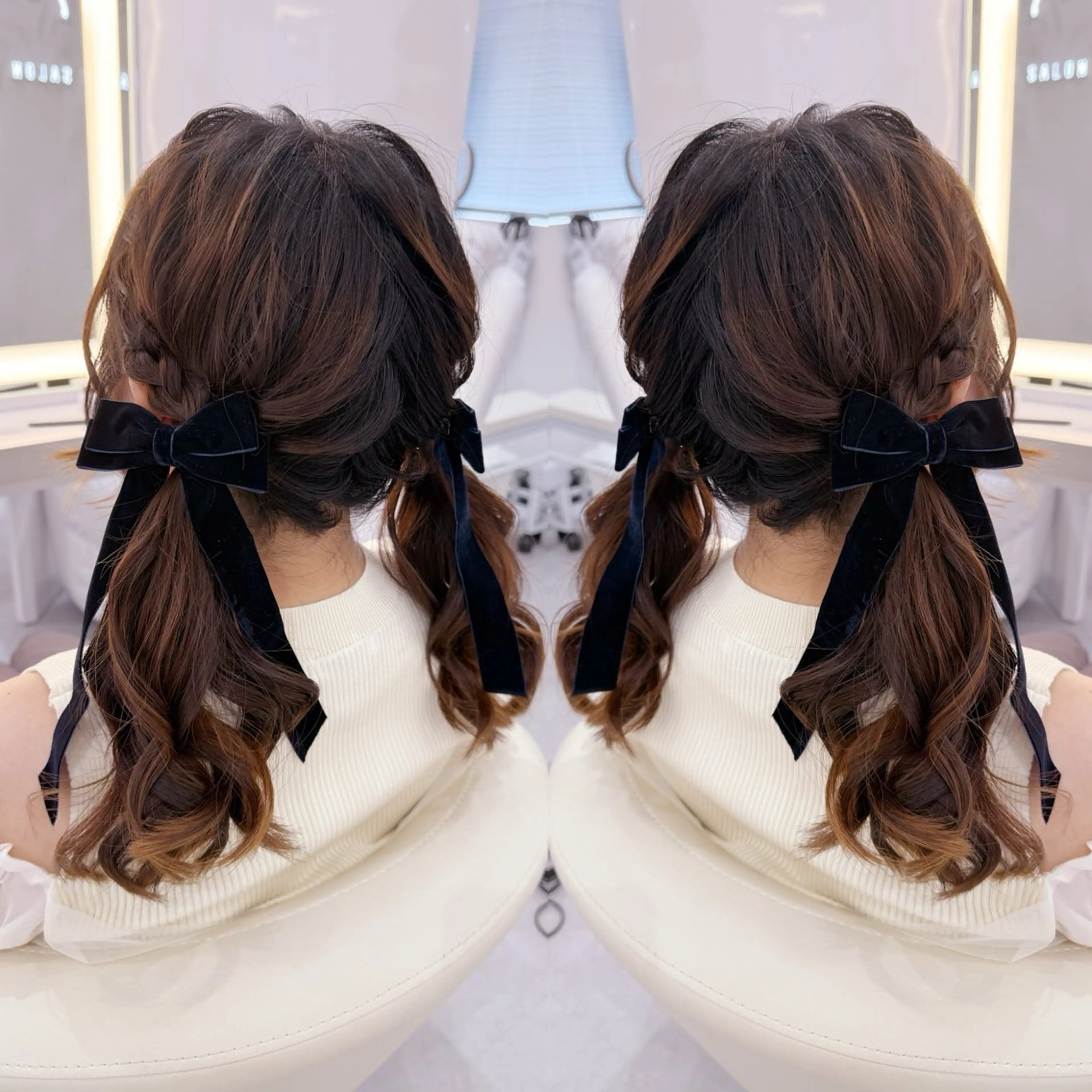 ヘアアレンジ ヘアセット 🤍AIRA🤍のヘアスタイル