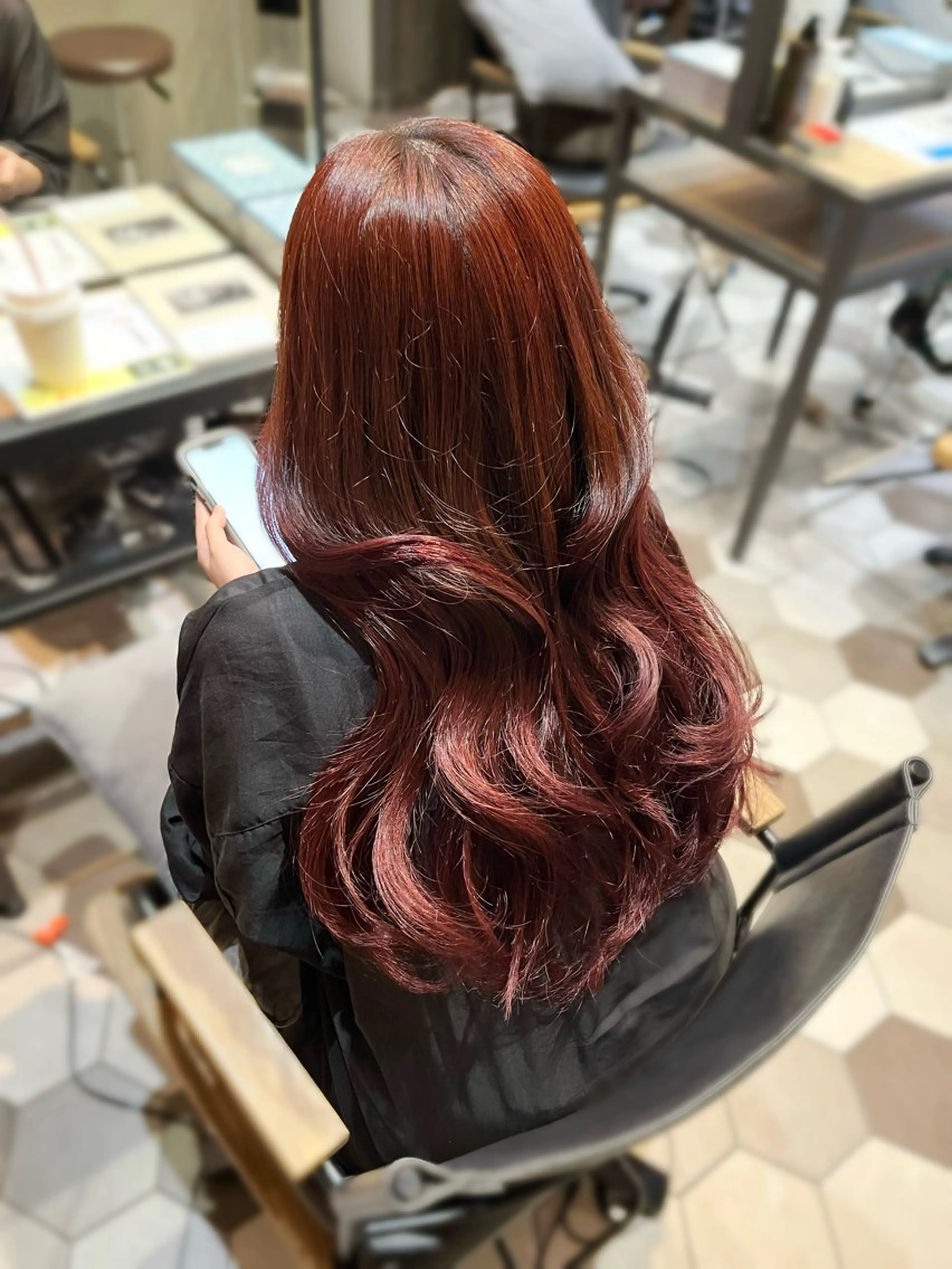 カラー ヘアアレンジ 似合わせ顔まわり カット💛森尾真由美のヘアスタイル