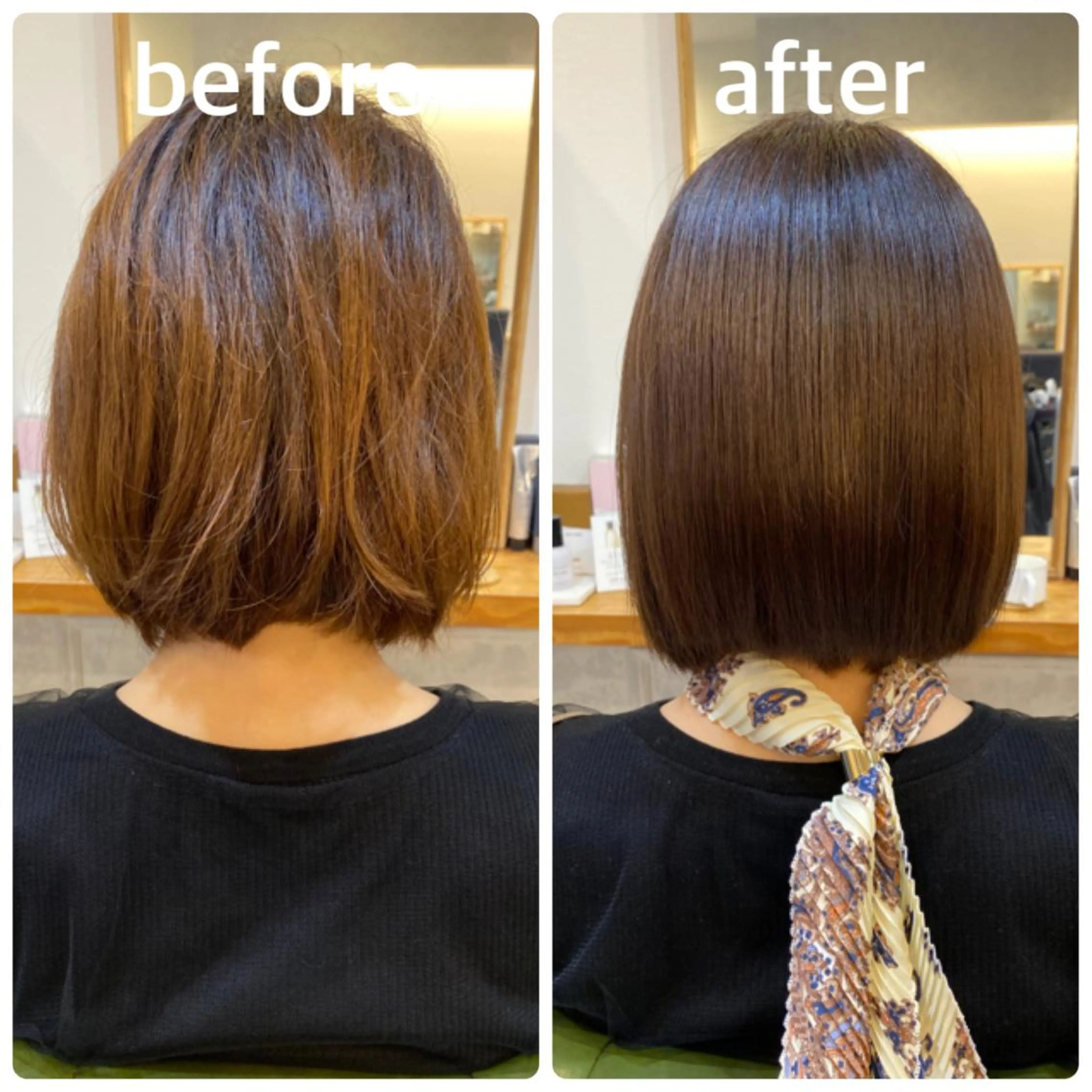 ショート カラー エイト ウメダのヘアスタイル