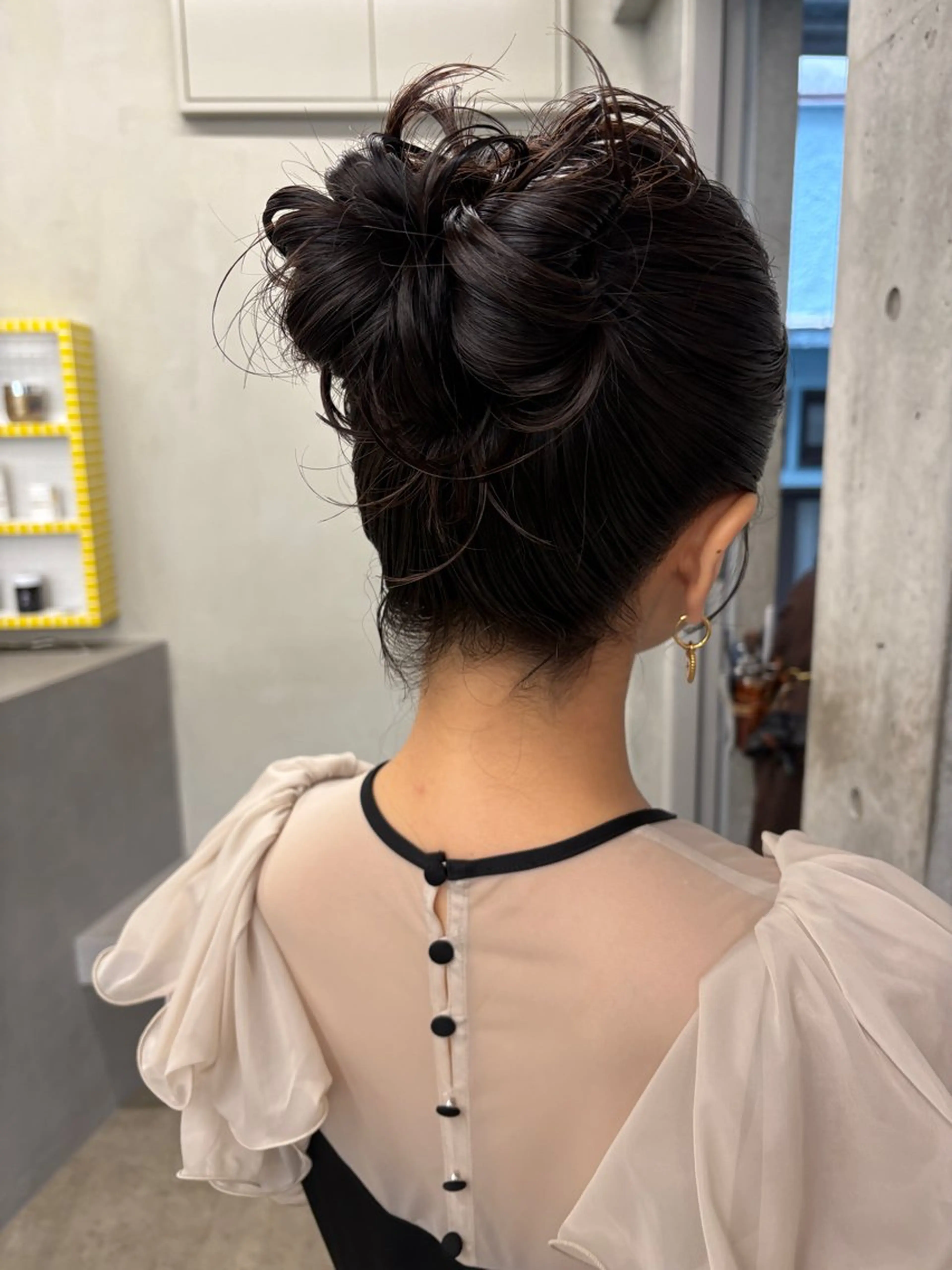セミロング ヘアアレンジ ヘアセット yuuna/ ハッシュカット🎀のヘアスタイル