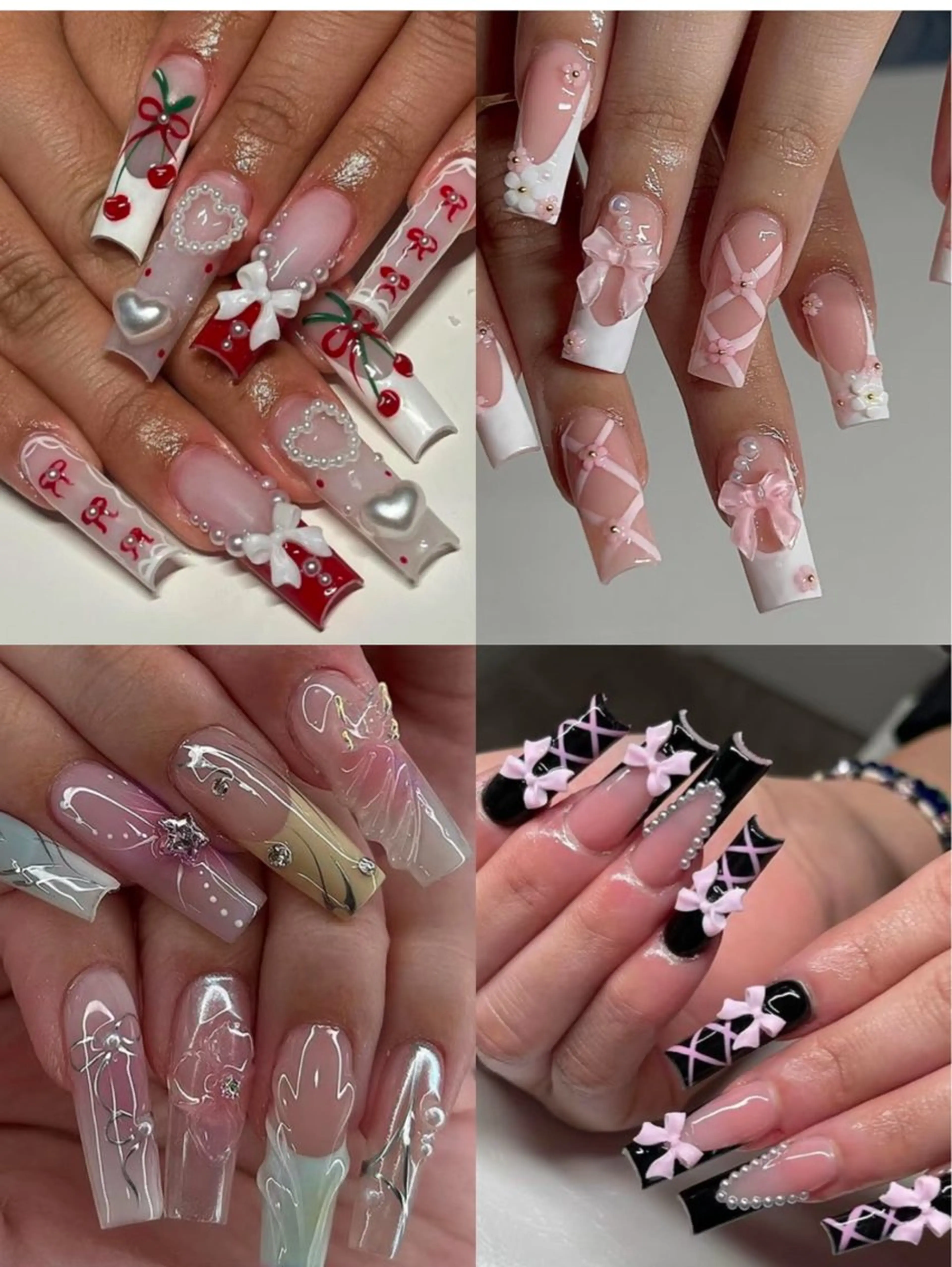ネイル フレンチネイル グラデーション キラキラネイル 韓国ネイル マグネットネイル ハンドネイル 🎀🎀YooLi Nail Salonのネイルデザイン