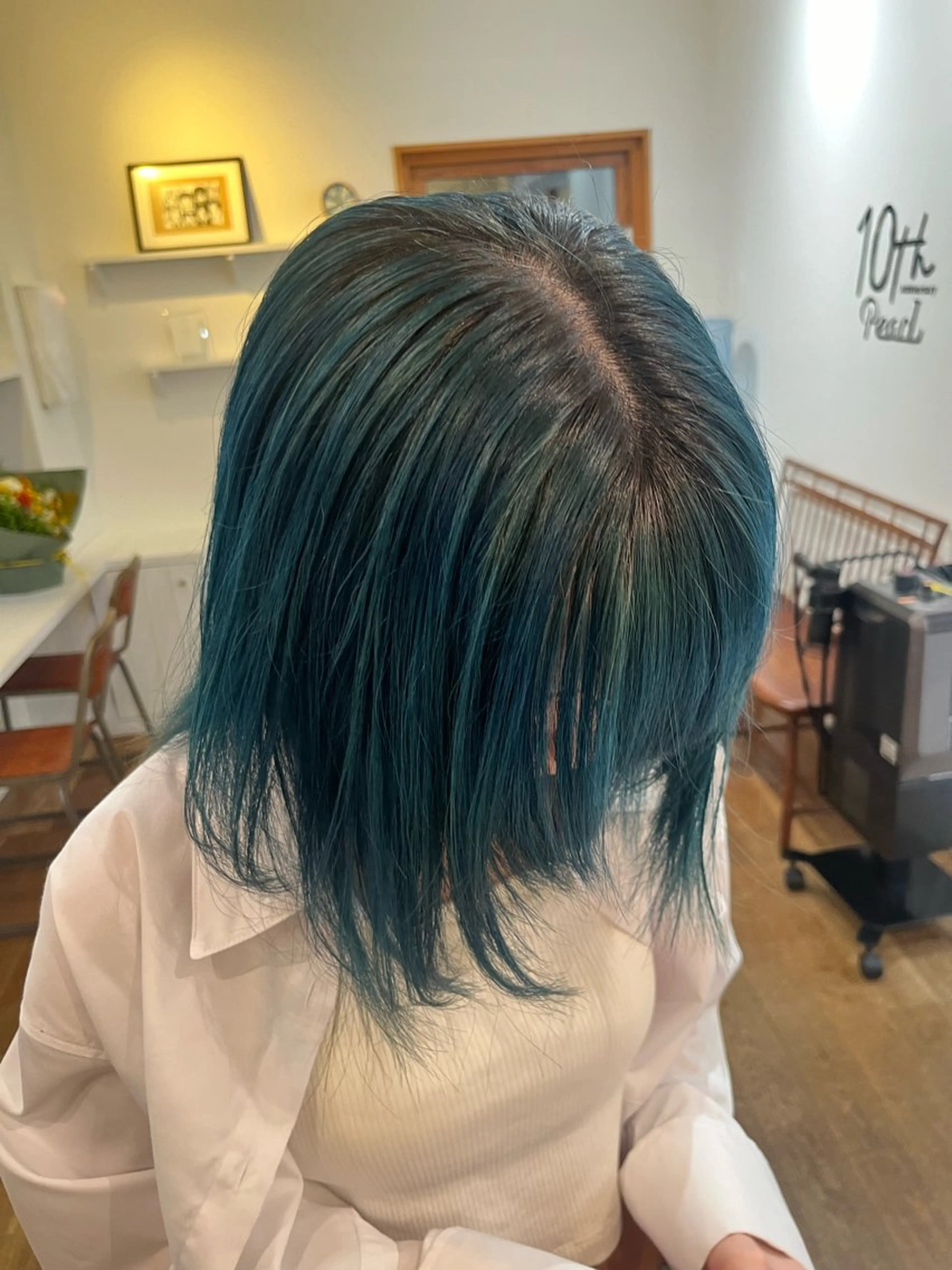 ミディアム トリートメント ヘアカラー トリートメント 無料カットモデル‪✨ ✂️Nanami🌷のヘアスタイル