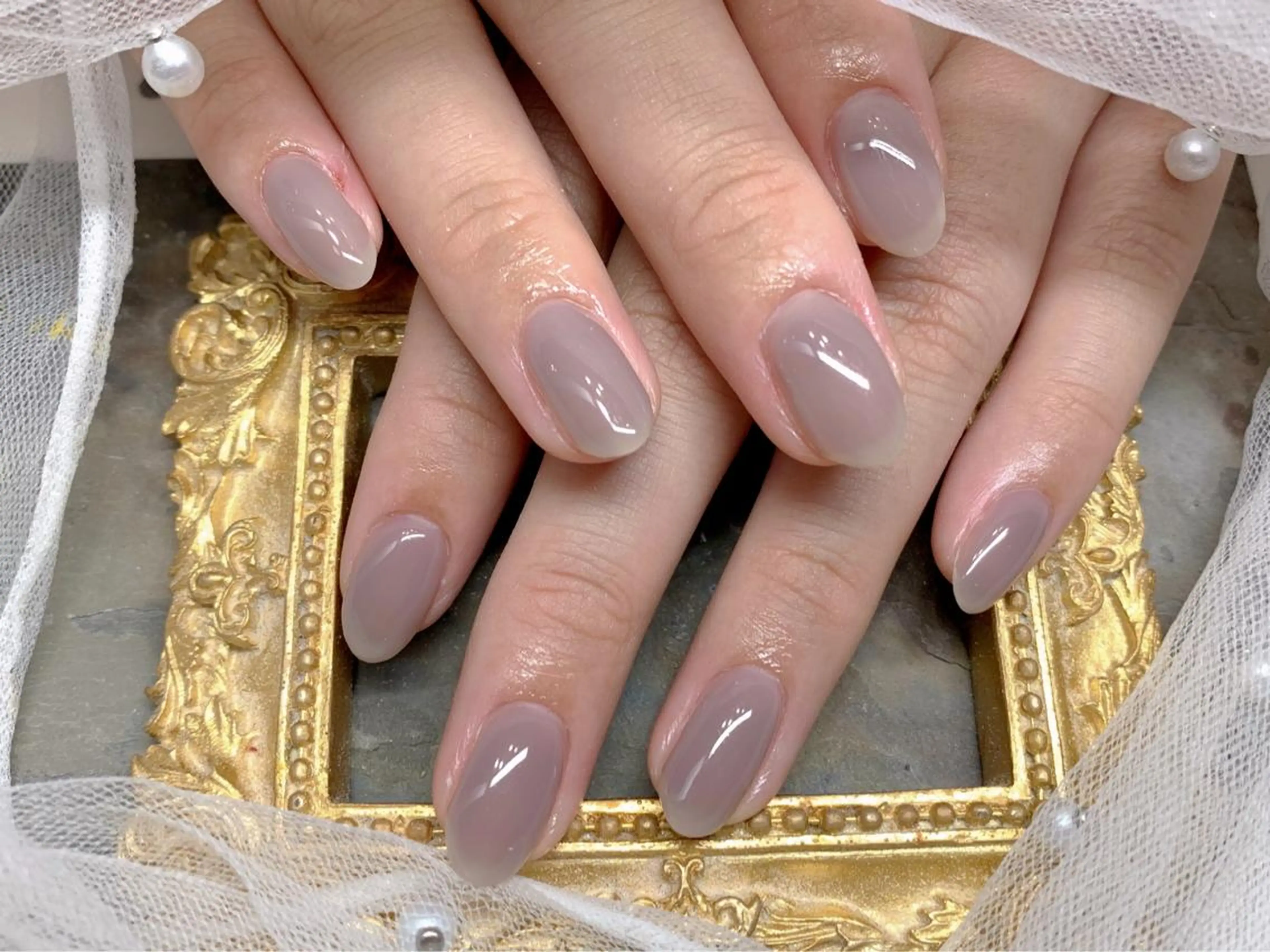 ネイル ハンドネイル マジック ミラーのネイルデザイン