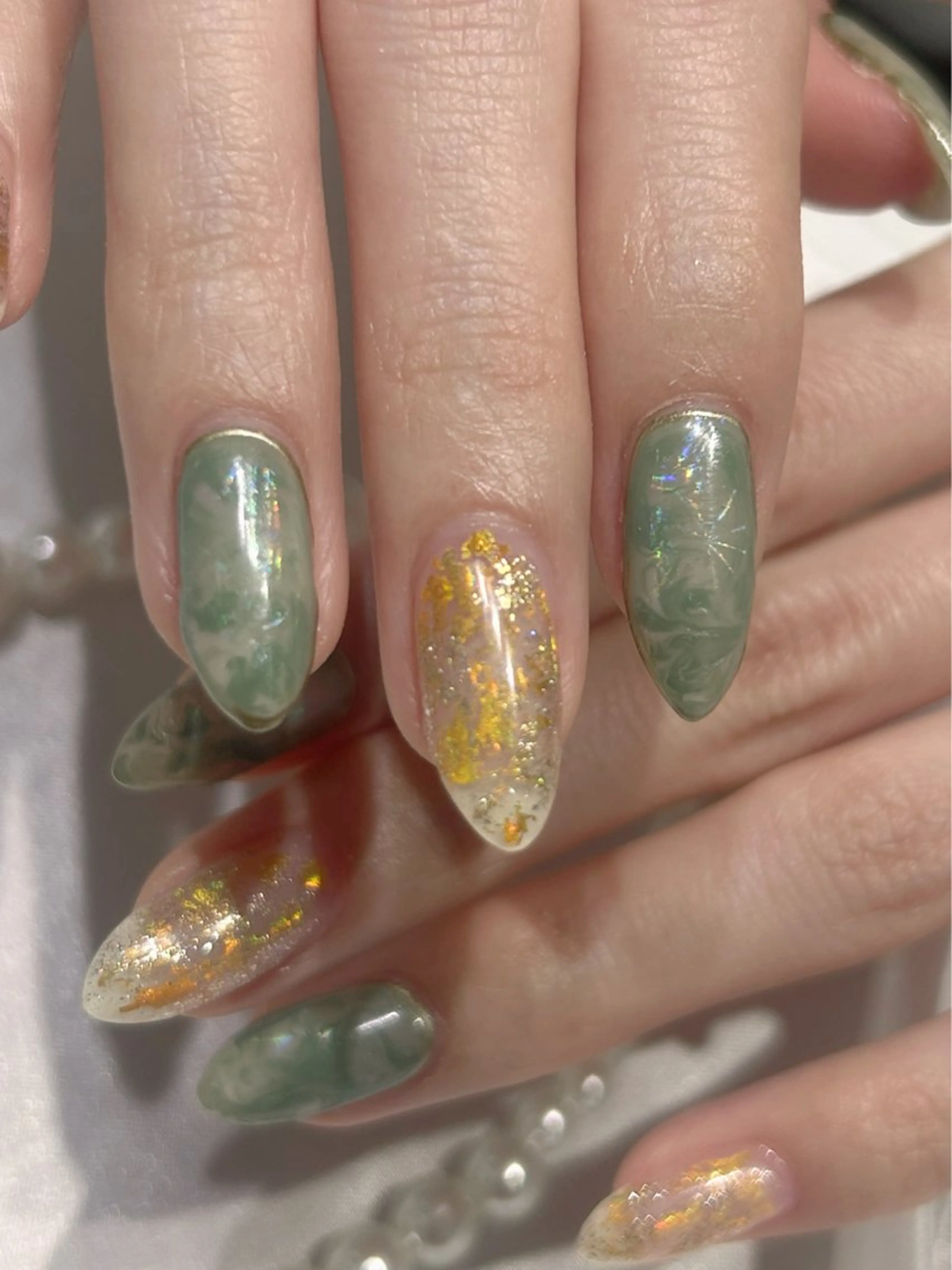 ネイル ハンドネイル はあとねいる筑紫口店 Hitomiのネイルデザイン