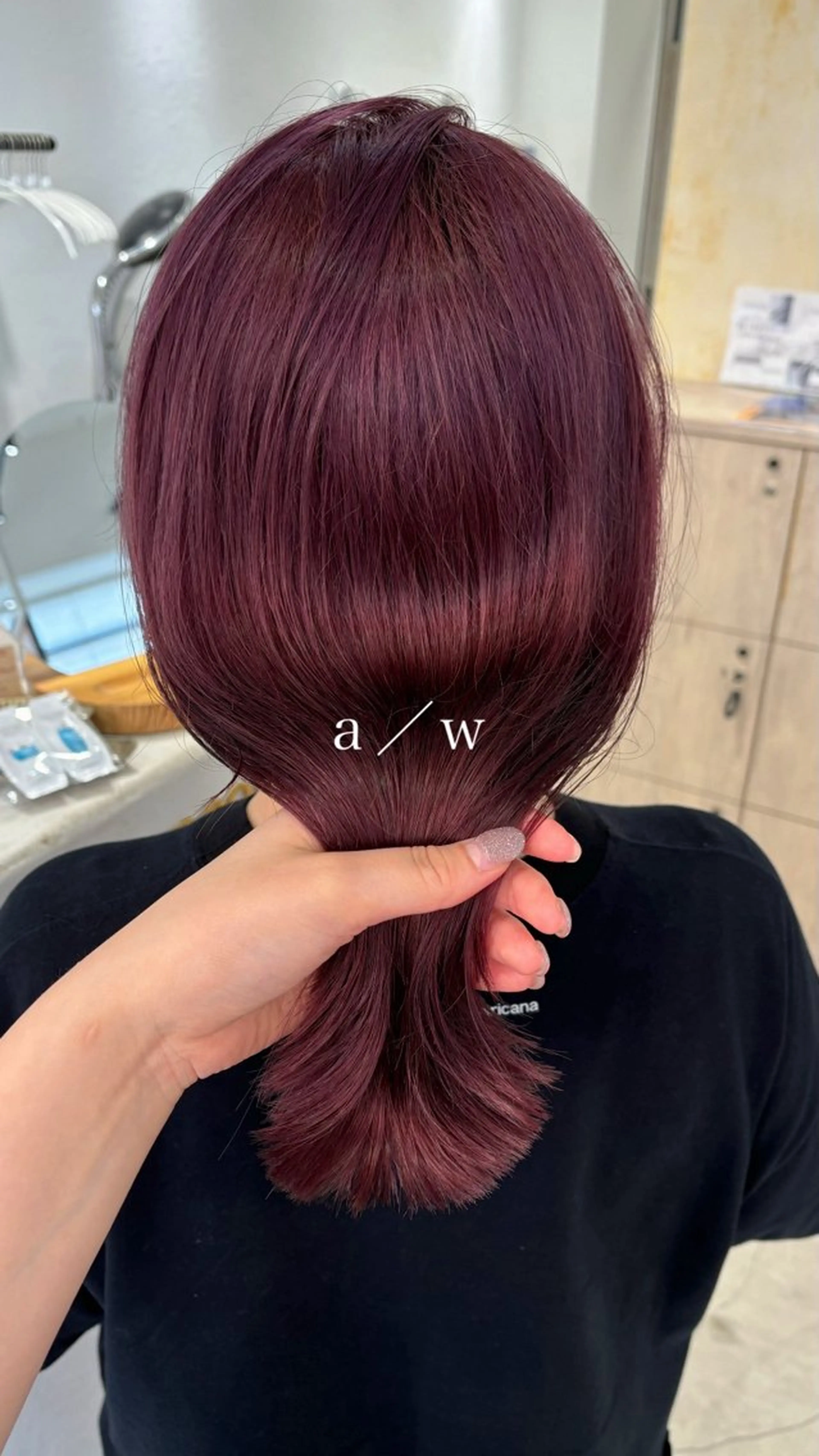 ミディアム カラー hair shioのヘアスタイル