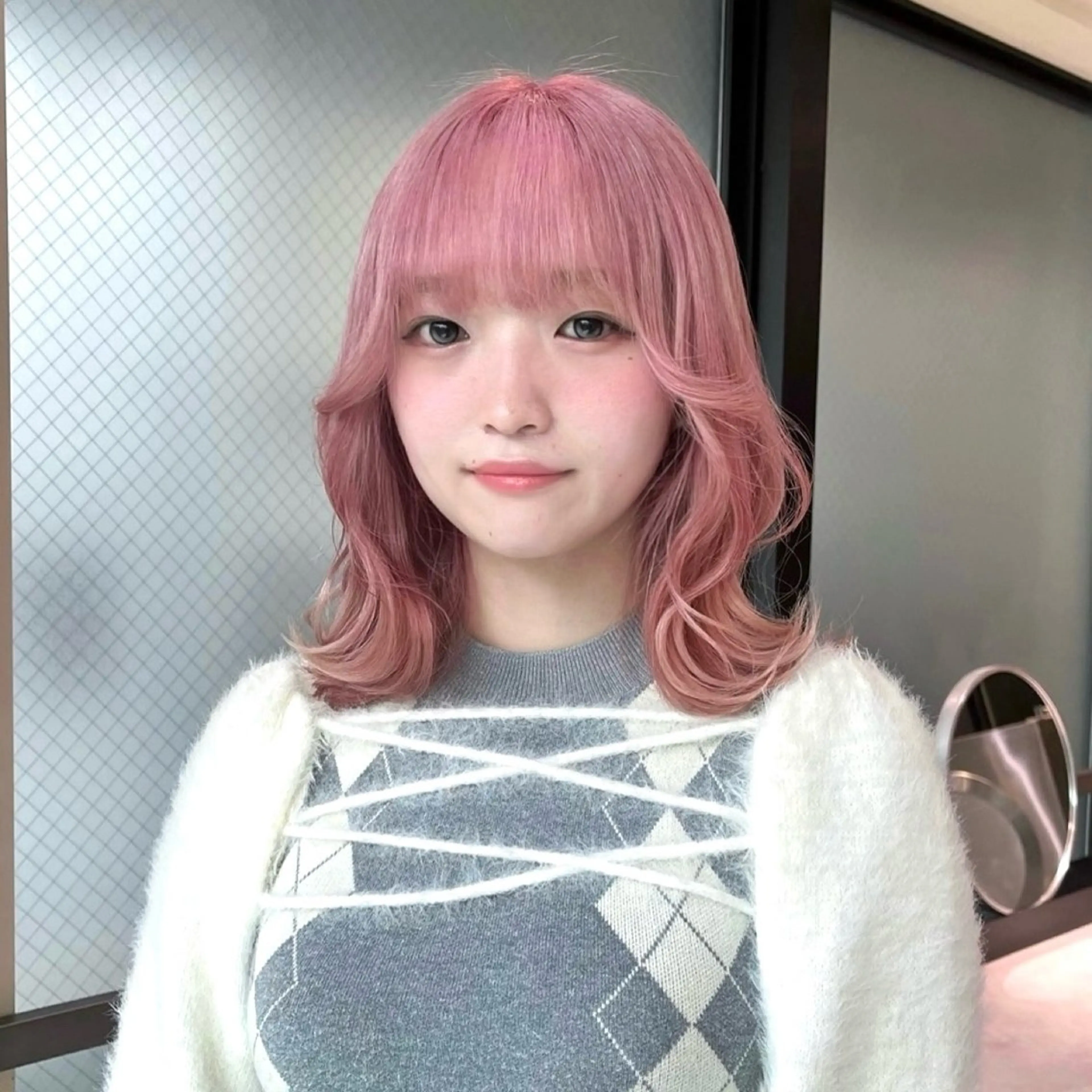 セミロング カラー ブリーチ ヒビキ/モテ×愛され /ブリーチ特化のヘアスタイル